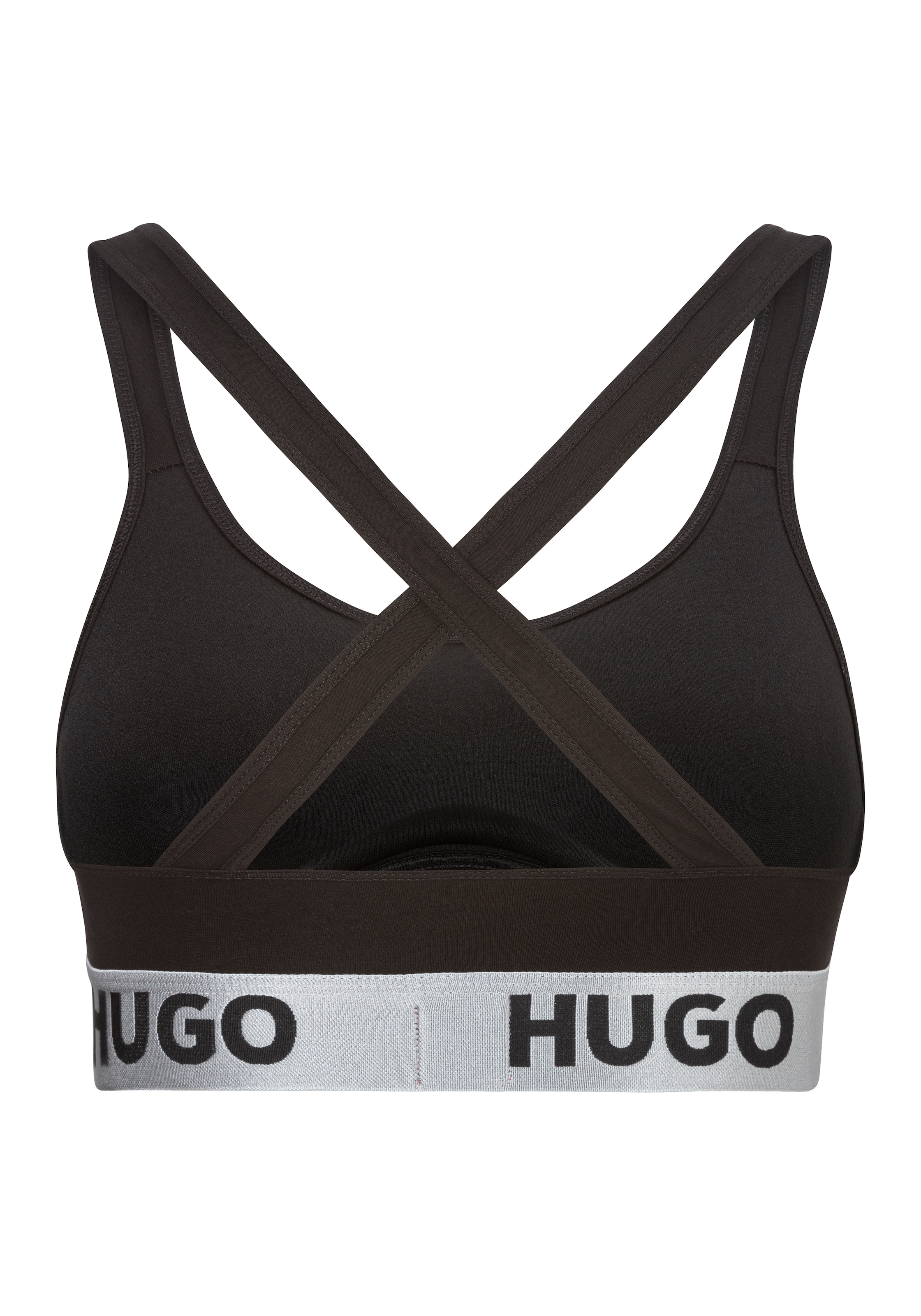 HUGO Underwear Bralette-BH »BRALETTE PADDED SPOR«, mit HUGO Logo auf dem Bund