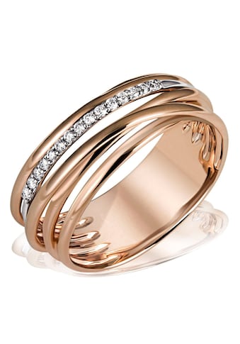 goldmaid Fingerring, 585/- Rotgold 15 Diamant 0,11 ct. SI/H kaufen