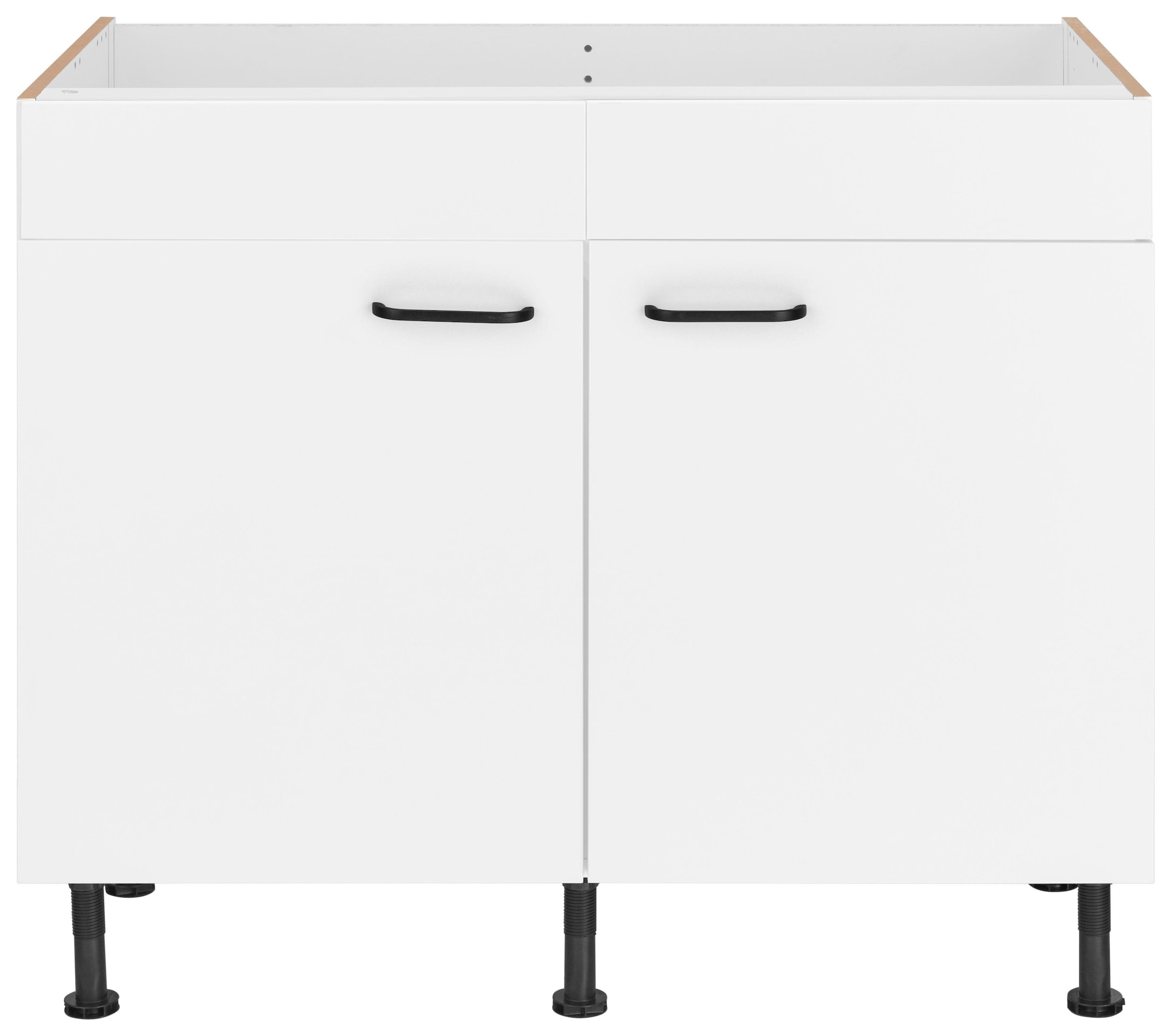 OPTIFIT Spülenschrank »Elga« mit Soft-Close-Funktion, höhenverstellbaren Füßen, Breite 100 cm