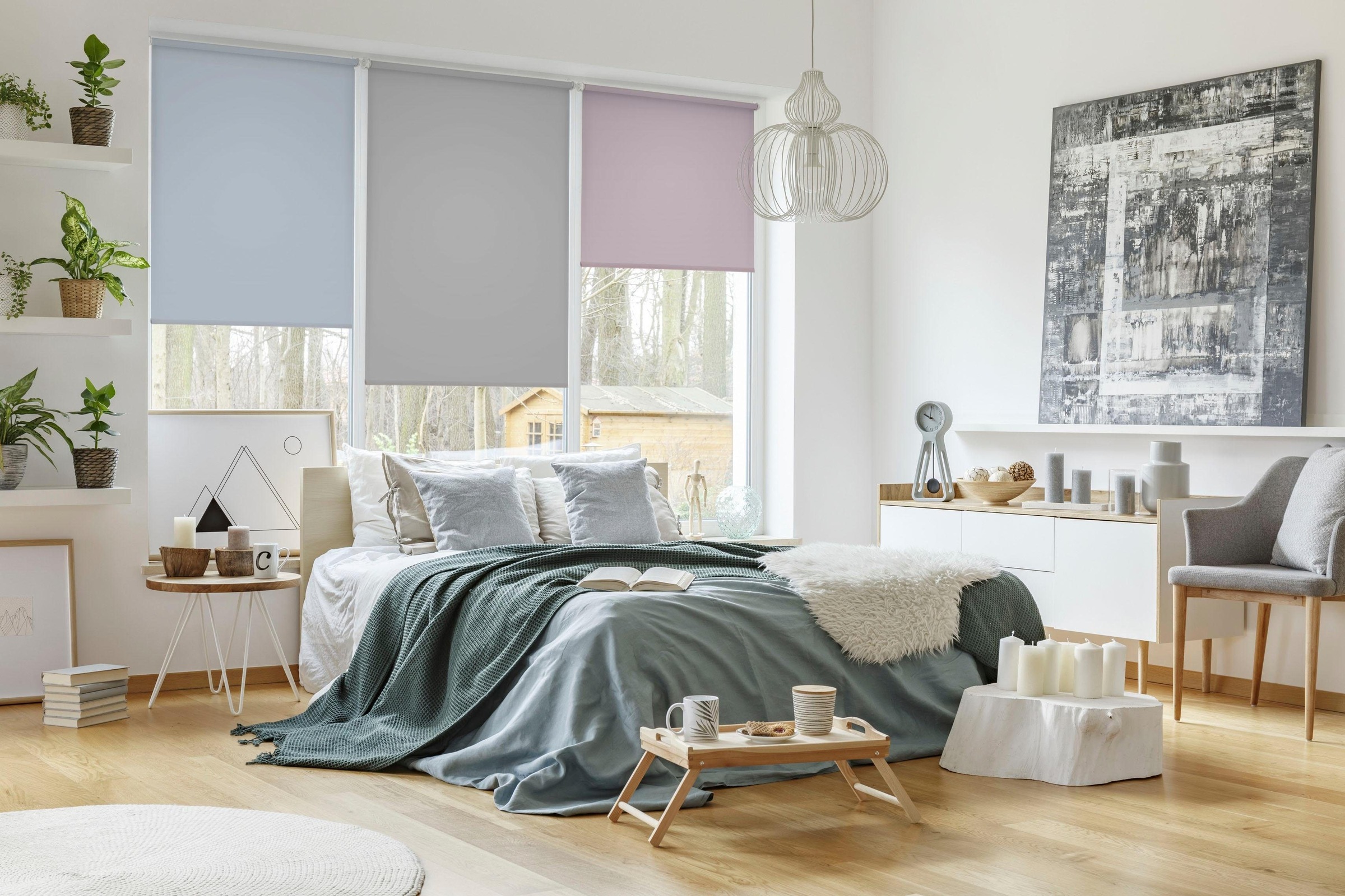 GARDINIA Seitenzugrollo »EASYFIX Rollo Uni«, Lichtschutz, Sichtschutz, mit Bohren/ohne Bohren, freihängend, in sanften Pastelltönen