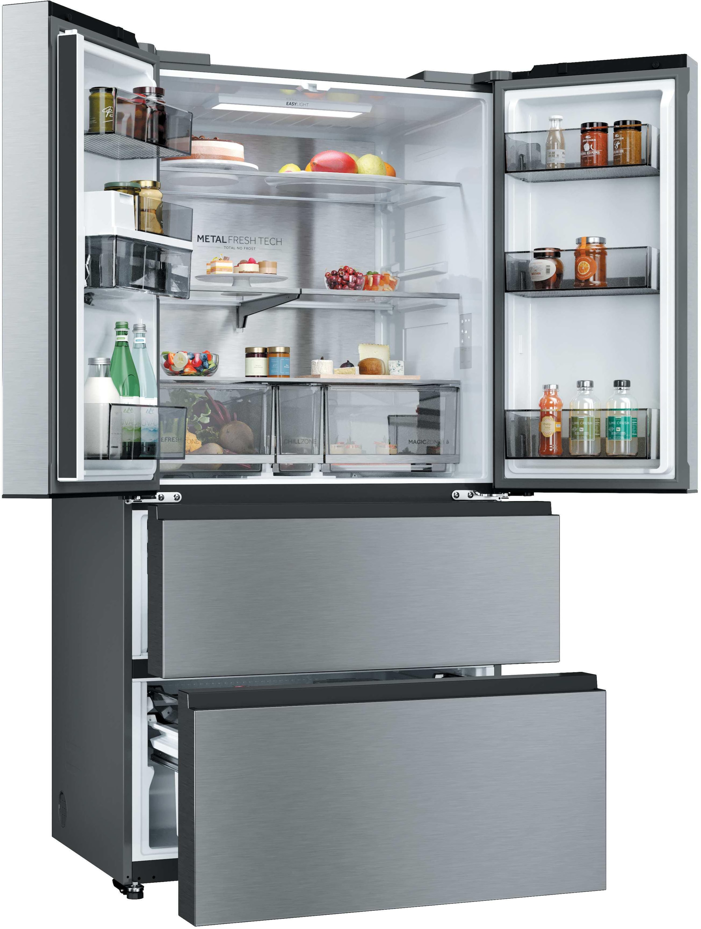 Haier Multi Door Horizon Collection »HFR59F18CWMM« 182,5 cm hoch 90,5 cm breit Wasserdispenser mit Tank
