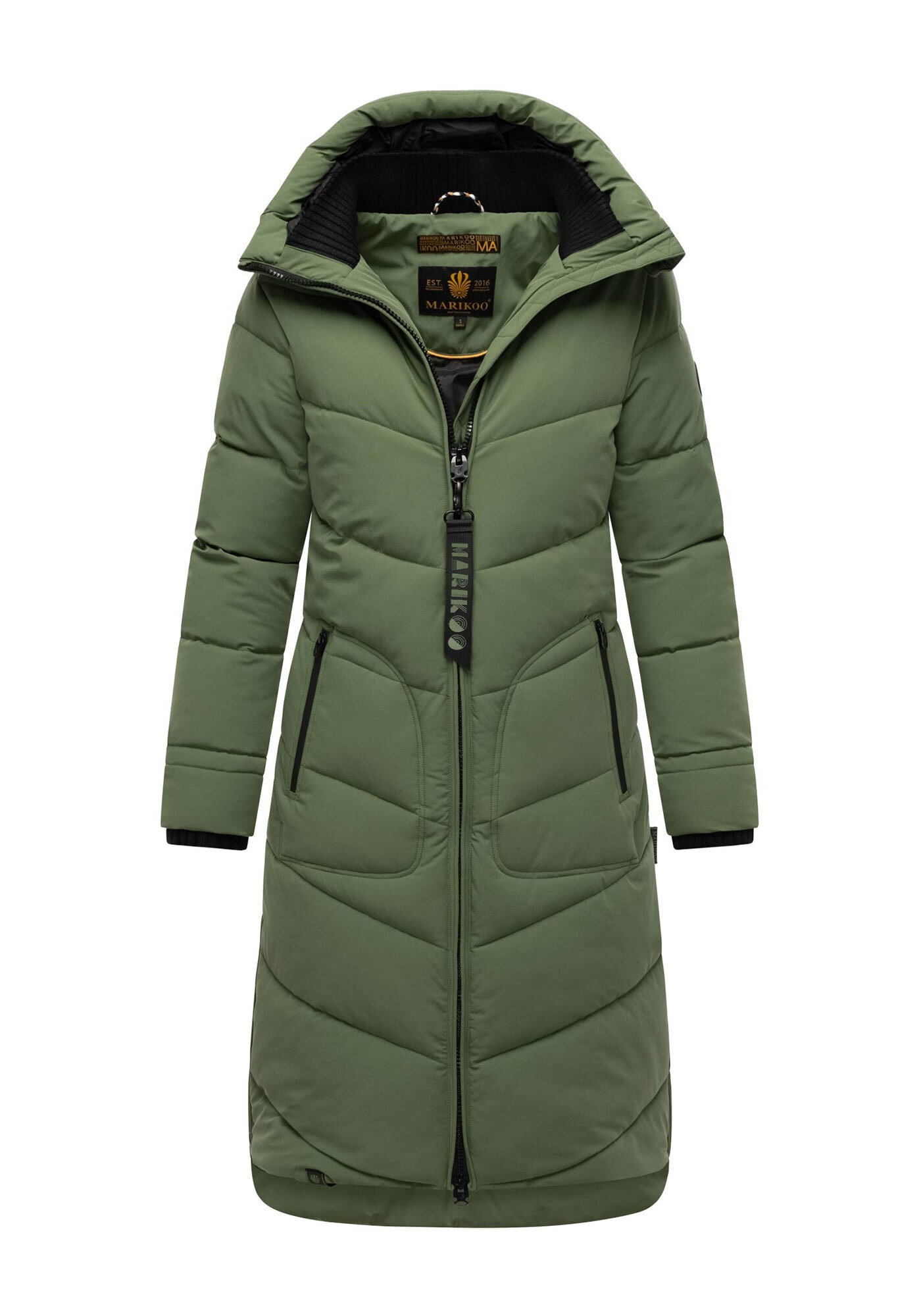 Marikoo Winterjacke »Marikoo Benikoo Damen lange Winterjacke B949«