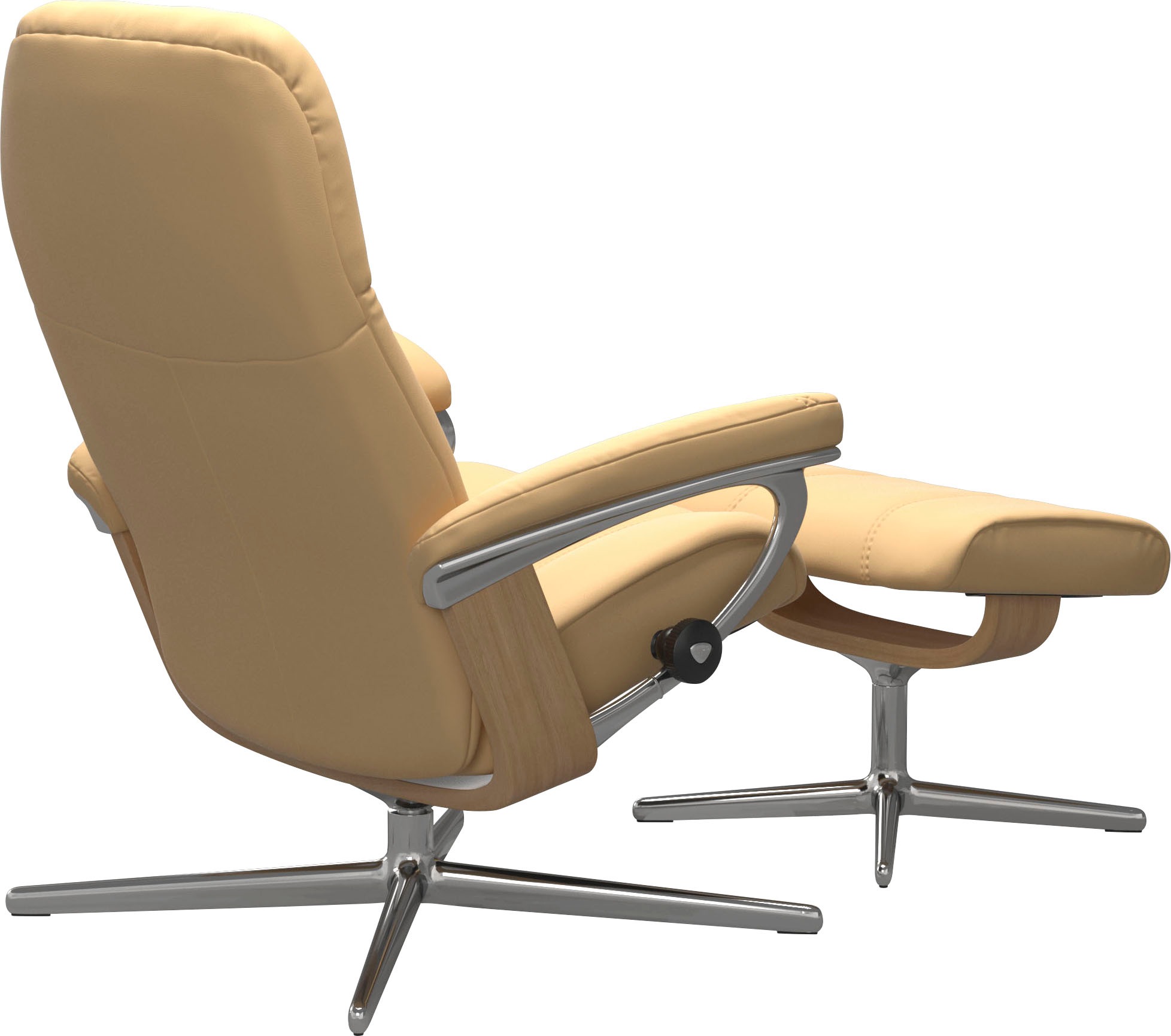 Stressless® Relaxsessel »Consul« mit Cross Base, Größe S, M & L, Holzakzent Eiche, in 2 Bezugsqualitäten lieferbar