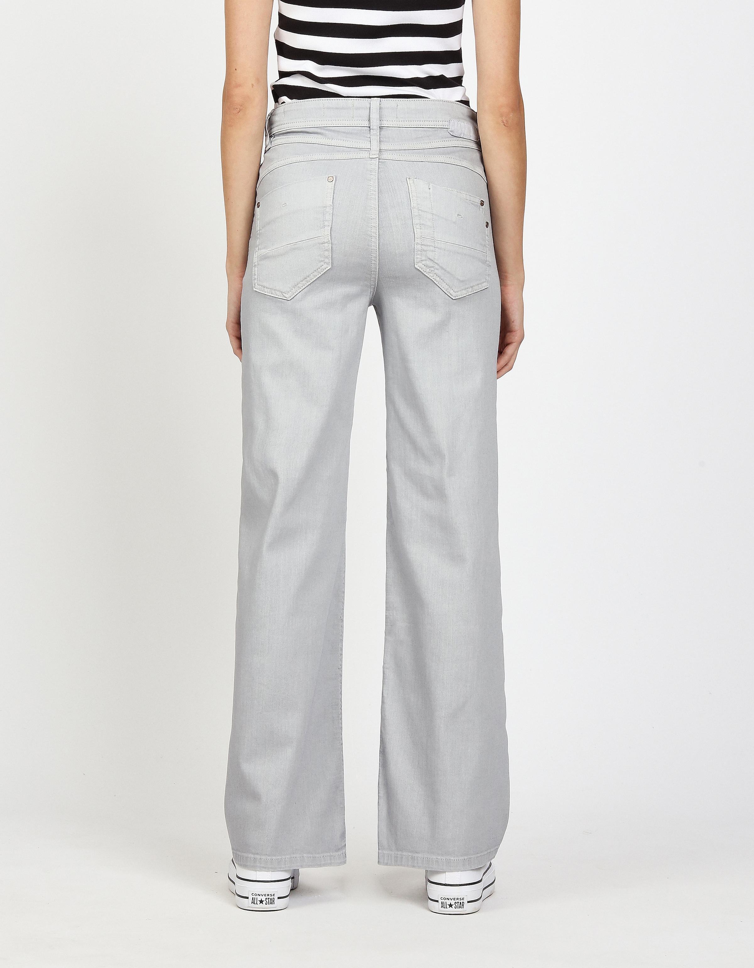 GANG Weite Jeans »94AMELIE WIDE« mit geradem Beinverlauf, weicher Denim