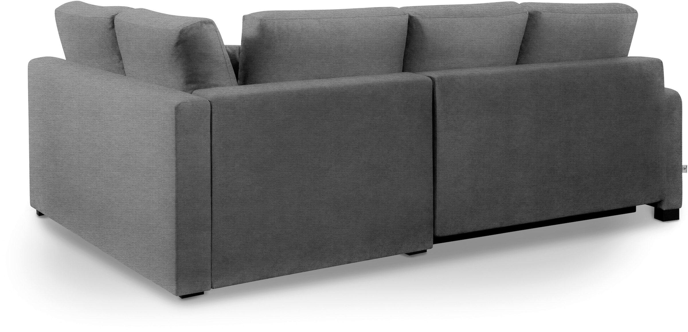 exxpo - sofa fashion Ecksofa »Chester, Boxspring Federkern-Polsterung für bequemeren Sitzkomfort«, L-Form, schmale Armlehnen, Bettfunktion u. Bettkasten