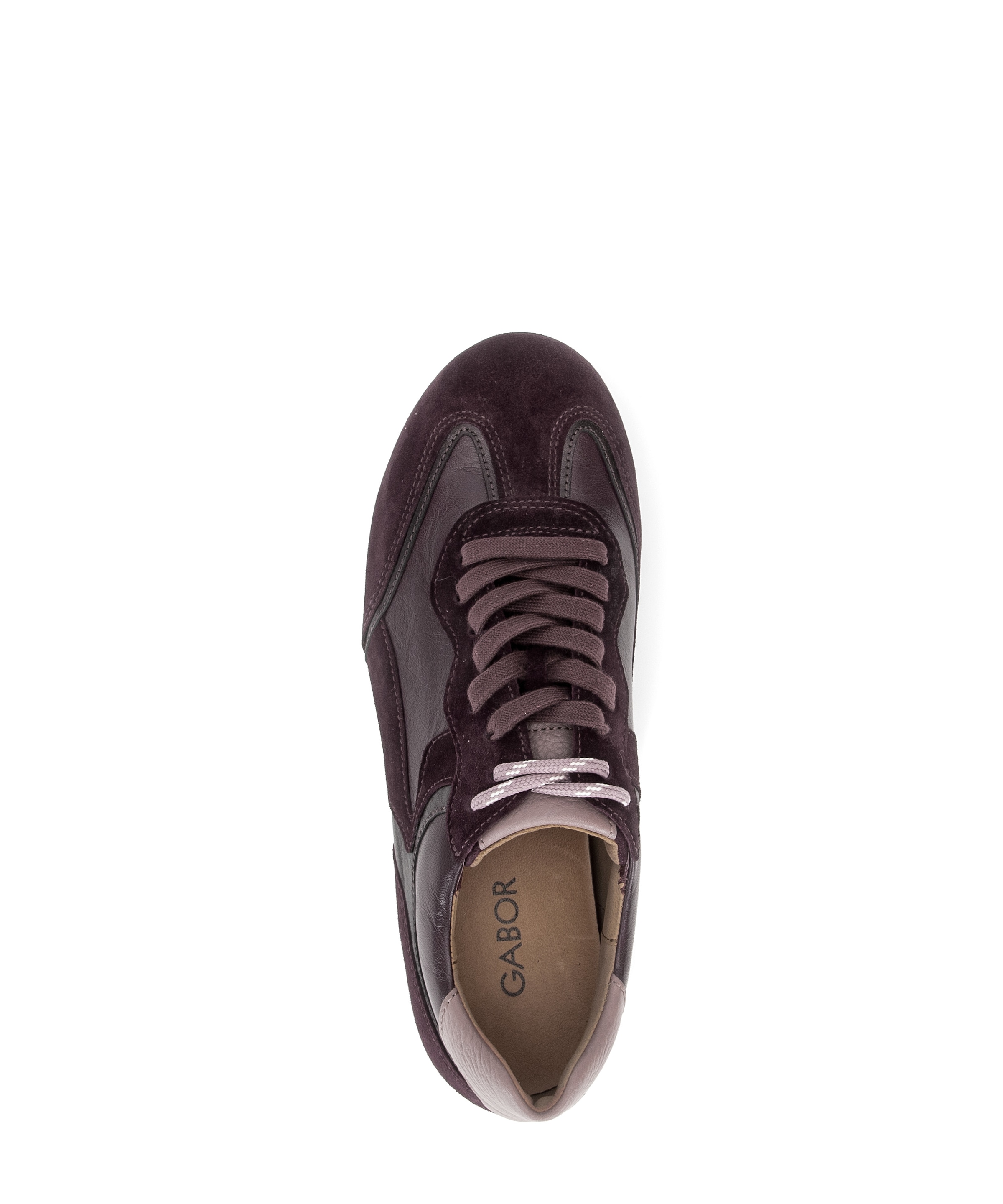 Gabor Sneaker  Schnürschuh, Halbschuh mit modischen Kontrastbesätzen, G-Weite