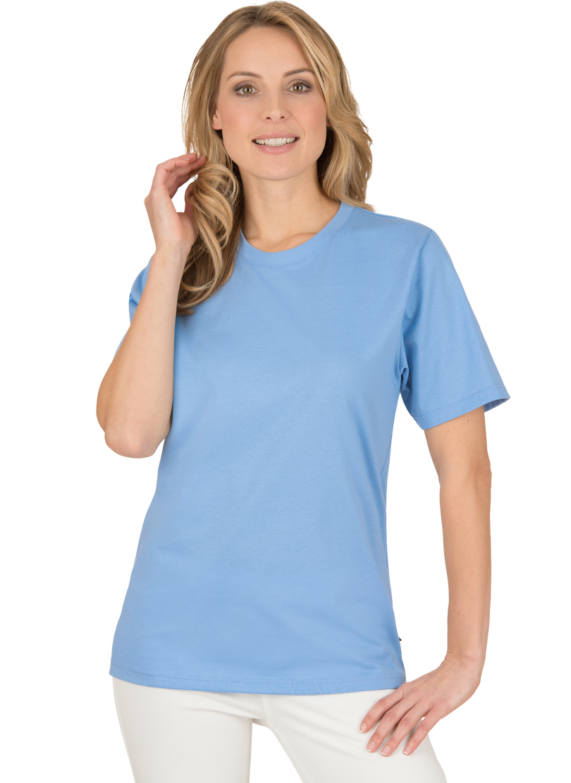 Baumwolle »TRIGEMA OTTO T-Shirt mit Kristallsteinen« Trigema T-Shirt bei DELUXE online