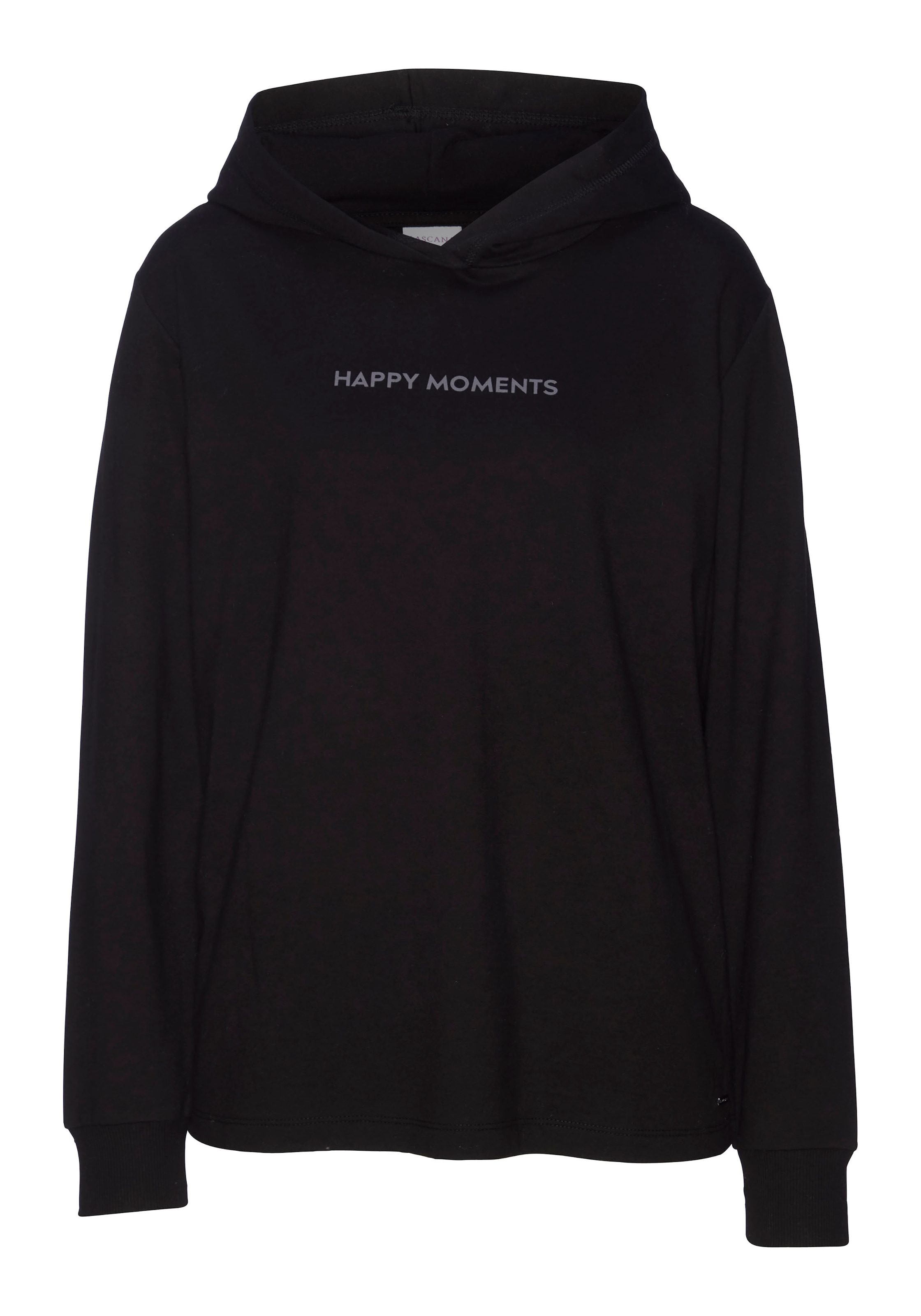 LASCANA Hoodie, mit dezentem Frontdruck, Loungeanzug