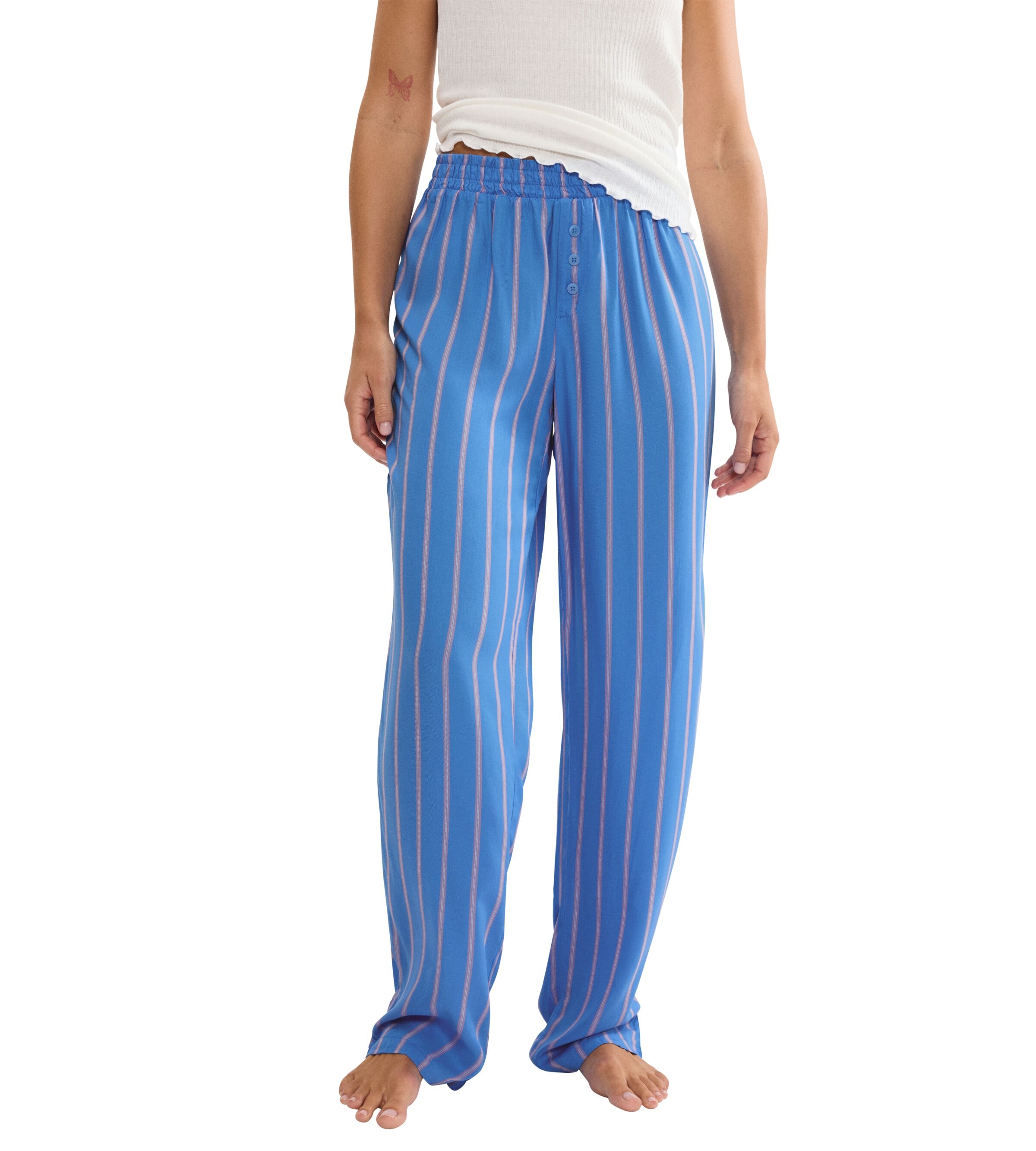 Triumph Pyjamahose »Mix & Match Trousers Viscose 01«  Gummizug, gestreift, leicht