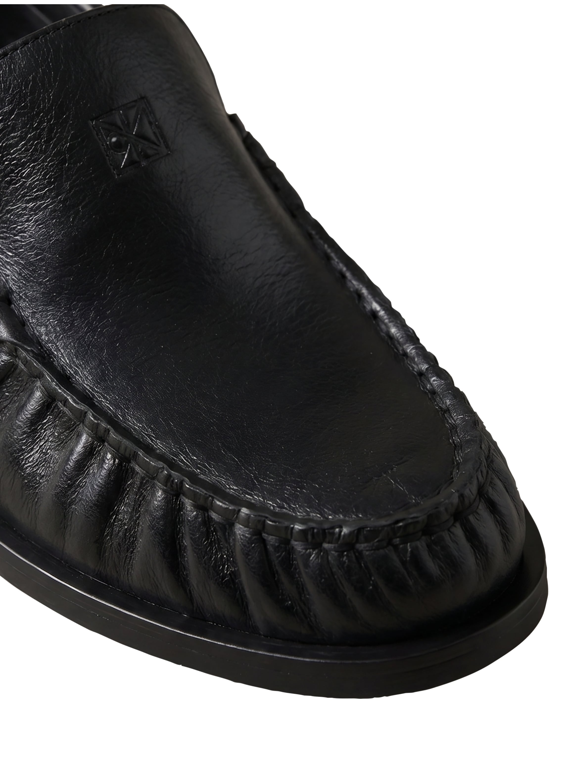 Calvin Klein Loafer »ROUND ESSENTIAL LOAFER LTH«  Slipper, Schlupfschuh mit gepolstertem Schaftrand