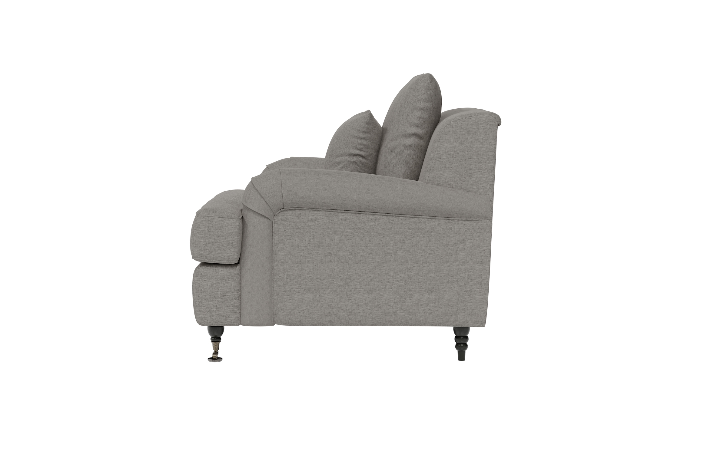 Home affaire Sessel »NORIN« zwei Fußarten: vorne - Rollen, hinten - Holzfüße