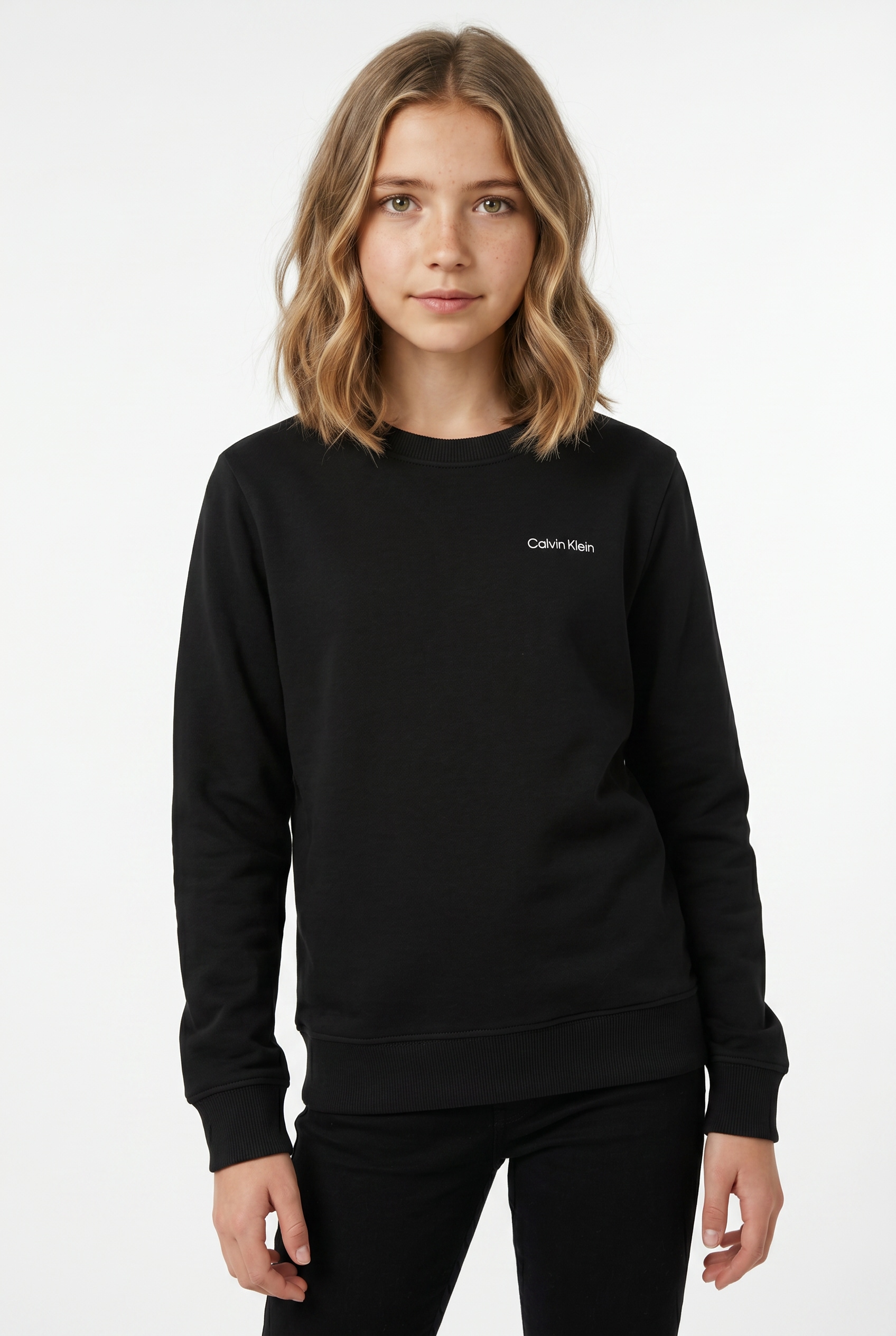 Calvin Klein Jeans Sweatshirt »SMALL CHEST LOGO REGULAR«, Regular fit, Logoschriftzug
