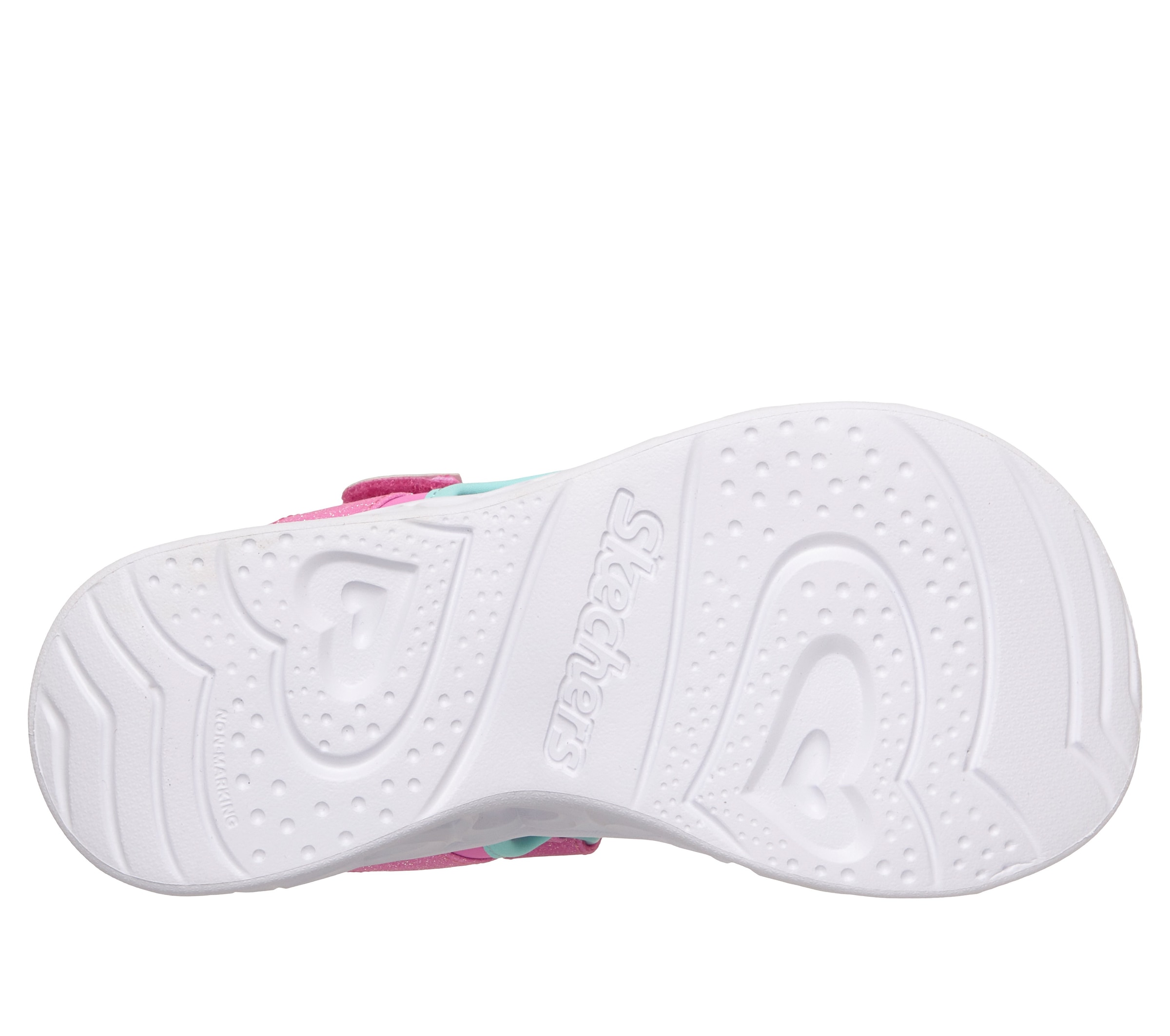 Skechers Sandale »HEART LIGHTS SANDALS«  Sommerschuh mit Klettverschluss, Größenschablone zum Download