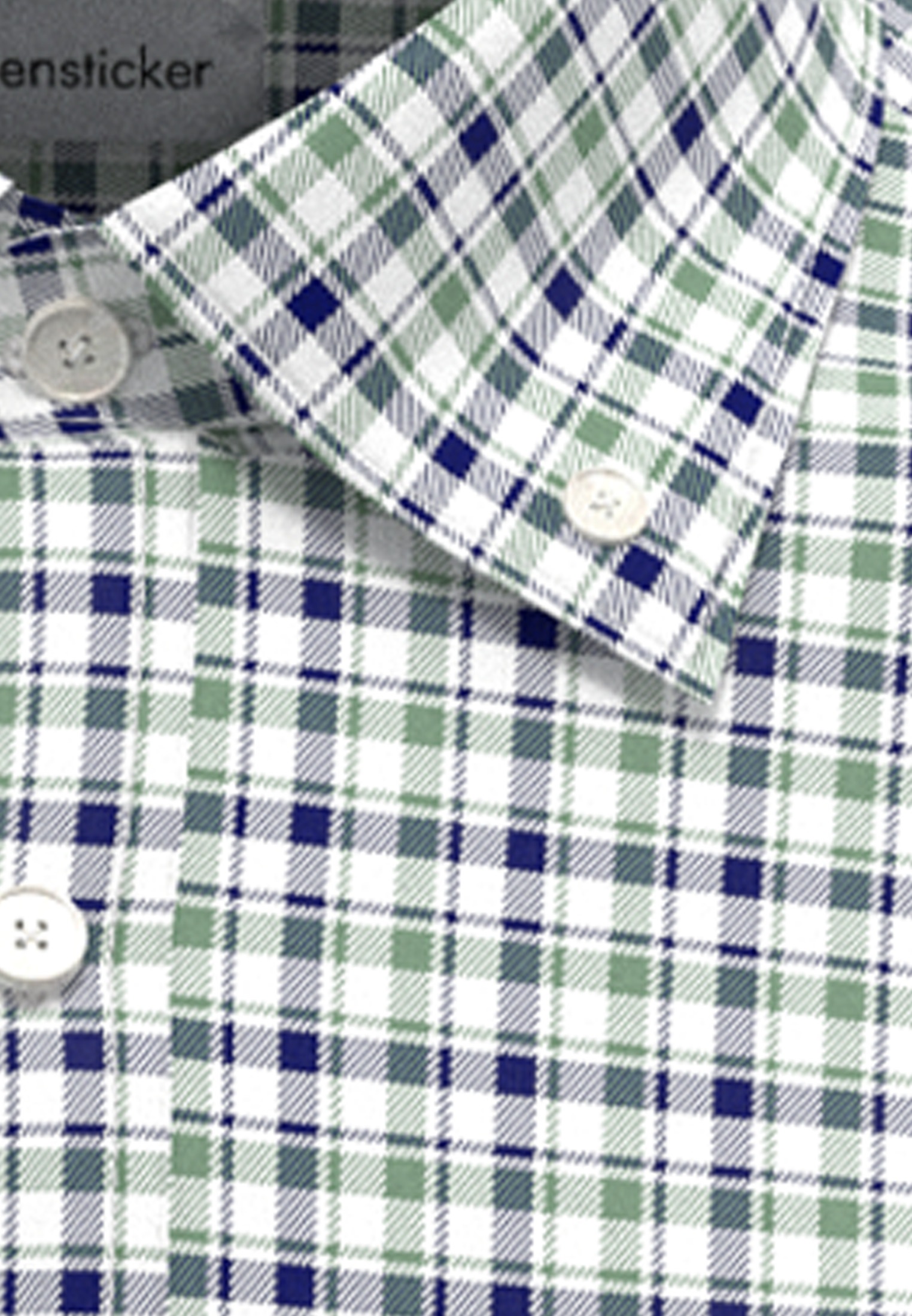 seidensticker Businesshemd »Regular«, Regular Kurzarm Button-Down-Kragen Karo
