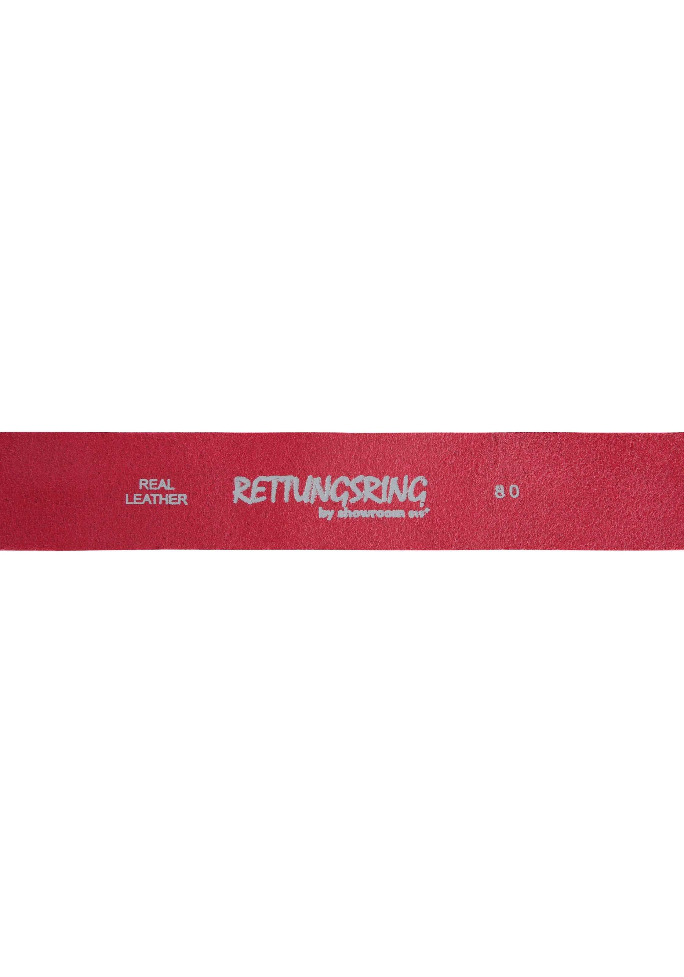 RETTUNGSRING by showroom 019° Ledergürtel, mit austauschbarer Schließe »Strohknoten«