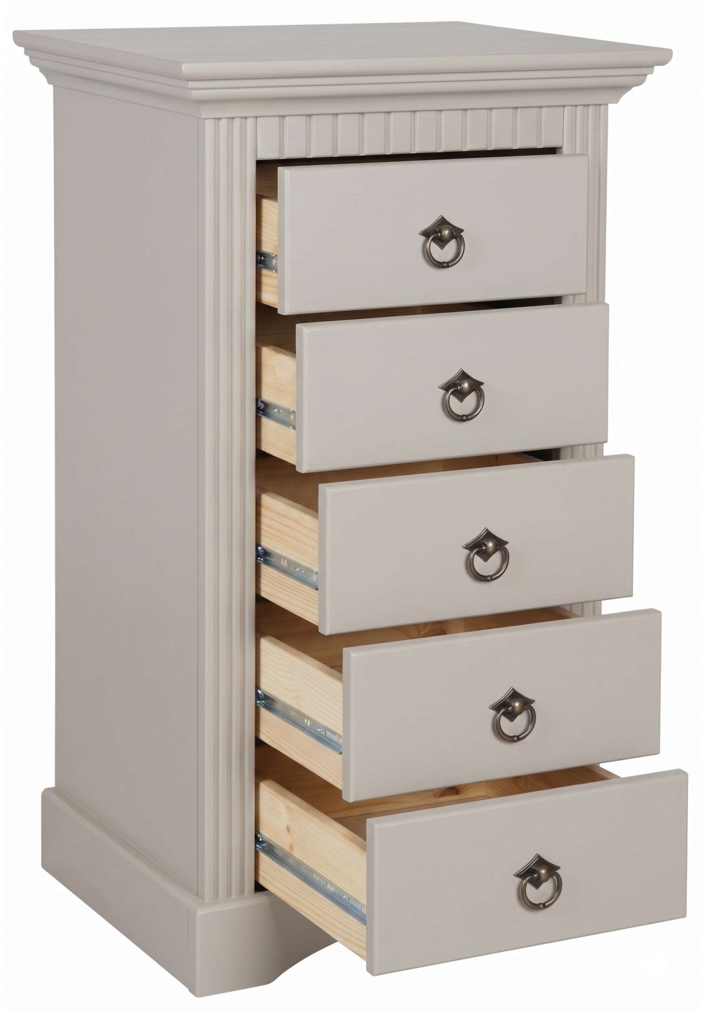 OTTO home Kommode »Rustic« Breite 48cm, aus massiver Kiefer, 5 Schubladen, FSC®-zertifiziert