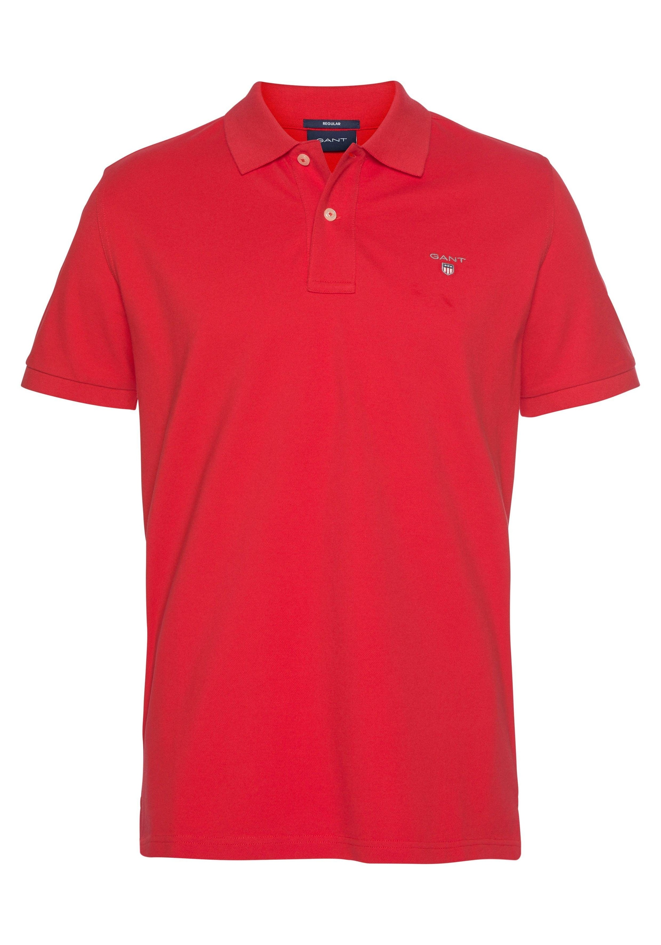 Gant Poloshirt »ORIGINAL PIQUE SS RUGGER«, mit Flachstrickkragen