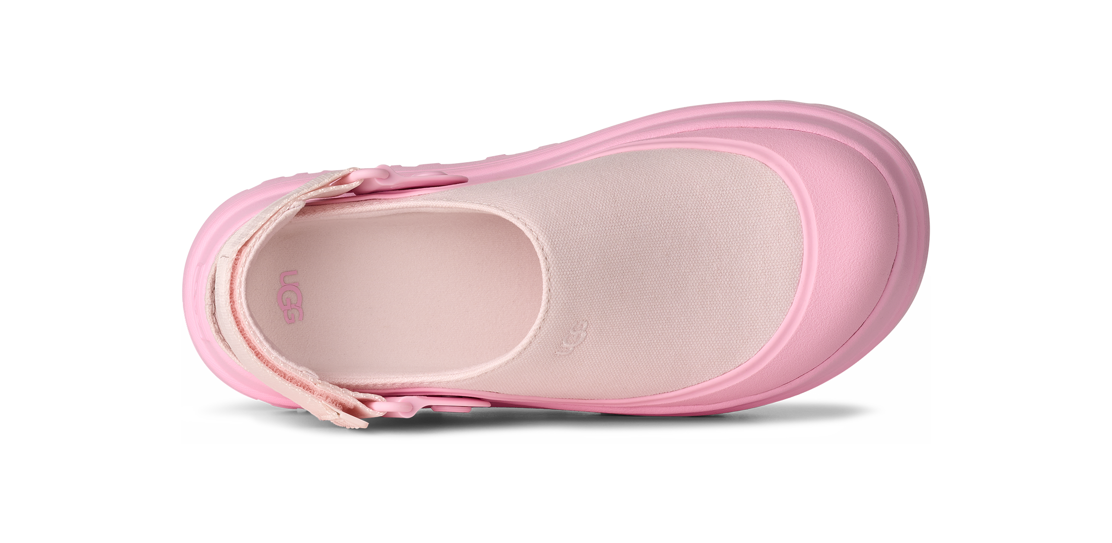 UGG Clog »GOLDDENGLOW CANVAS CLOG«  Sabot, Schlupfschuh mit schwenkbarem Fersenriemen