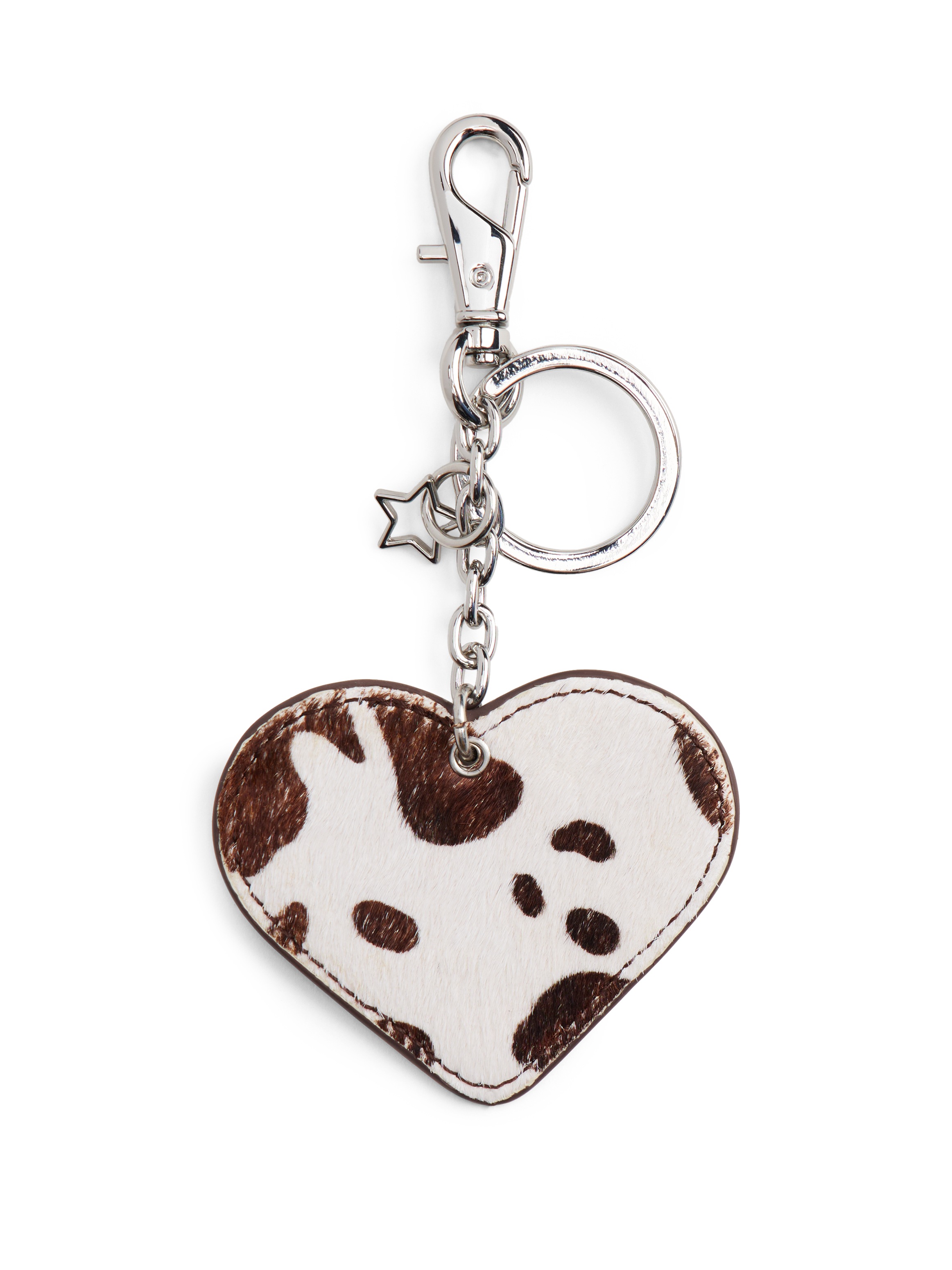 Tommy Jeans Schlüsselanhänger »TJW COW HEART CHARM« Taschenanhänger, Accessoires, Taschen Charm, Bag Charm in Kuhoptik