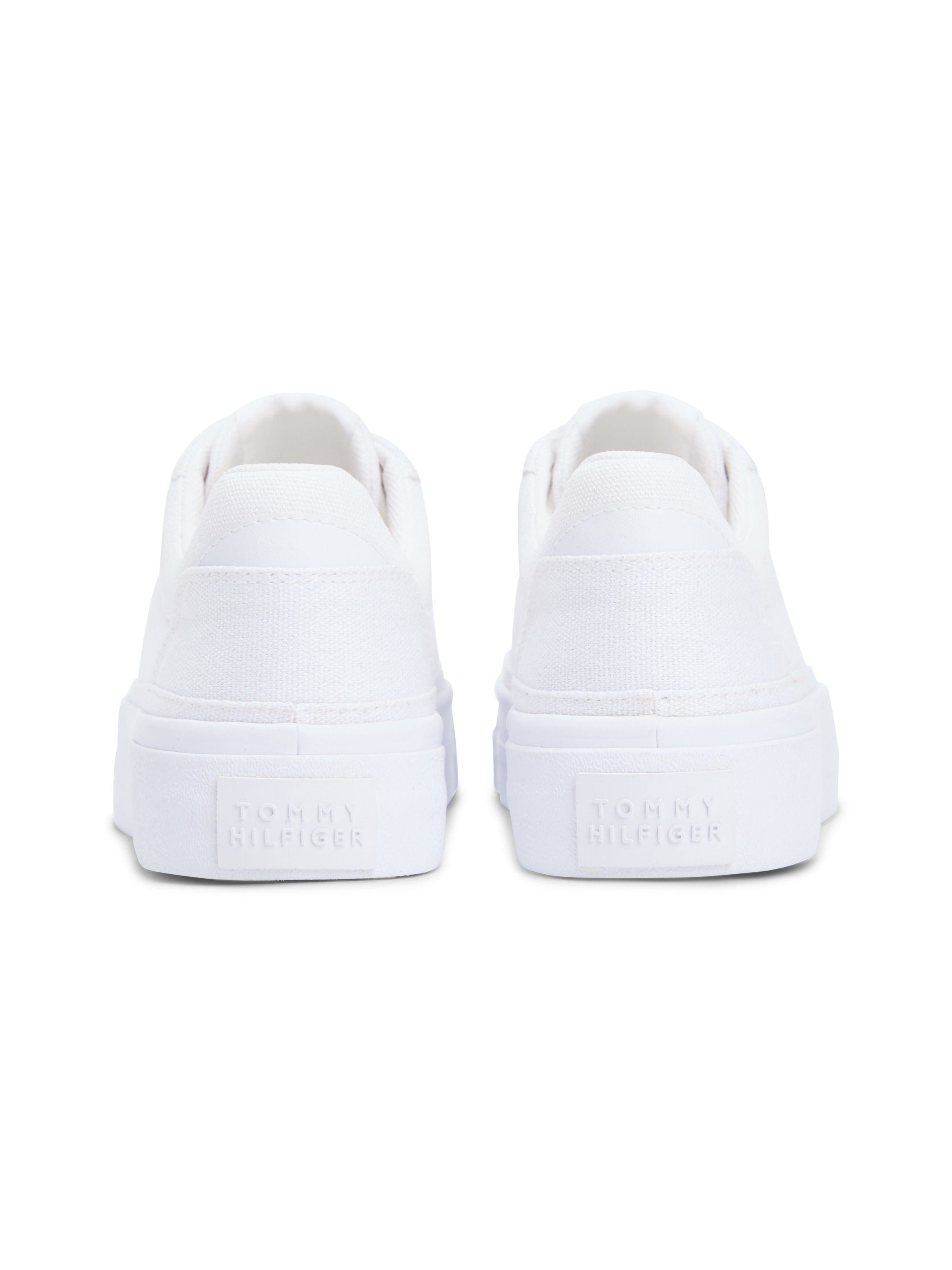Tommy Hilfiger Plateausneaker »TH FOXING PLATFORM CANVAS«  Freizeitschuh, Schnürschuh, Halbschuh mit Schaftrand-Polsterung