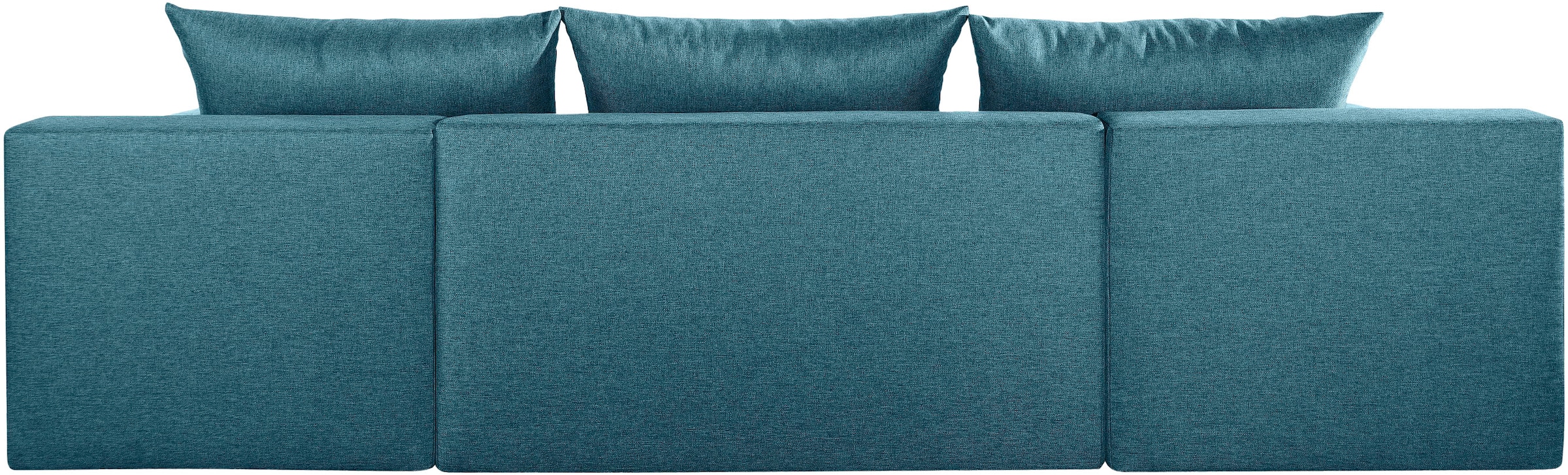 COLLECTION AB Wohnlandschaft »Josy, U-Form, Schlafsofa mit Bettkasten«, (Cord-/Mix), flexible Recamiere, Breite: 269cm, inklusive Rückenkissen
