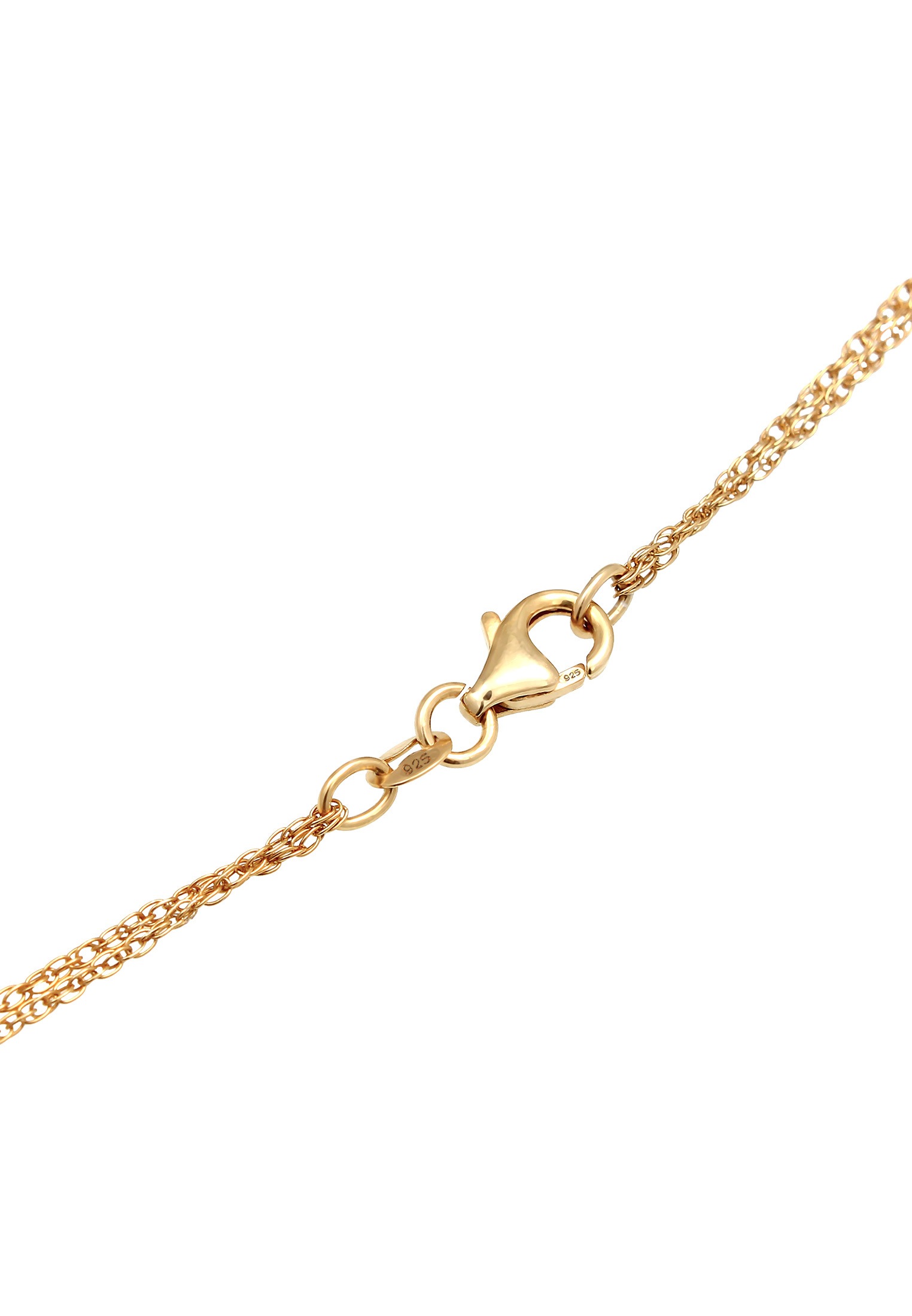 Elli Kette ohne Anhänger »Halskette Layering Plättchen Kreis Geo 925 Silber«