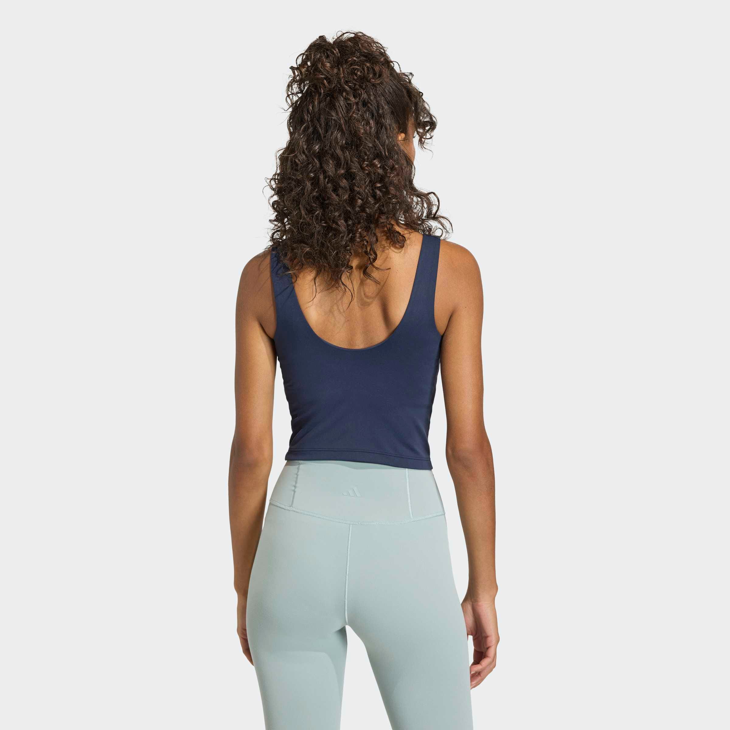 adidas Performance Tanktop »3-STREIFEN STUDIO ALL ME, LEICHT STÜTZEND«