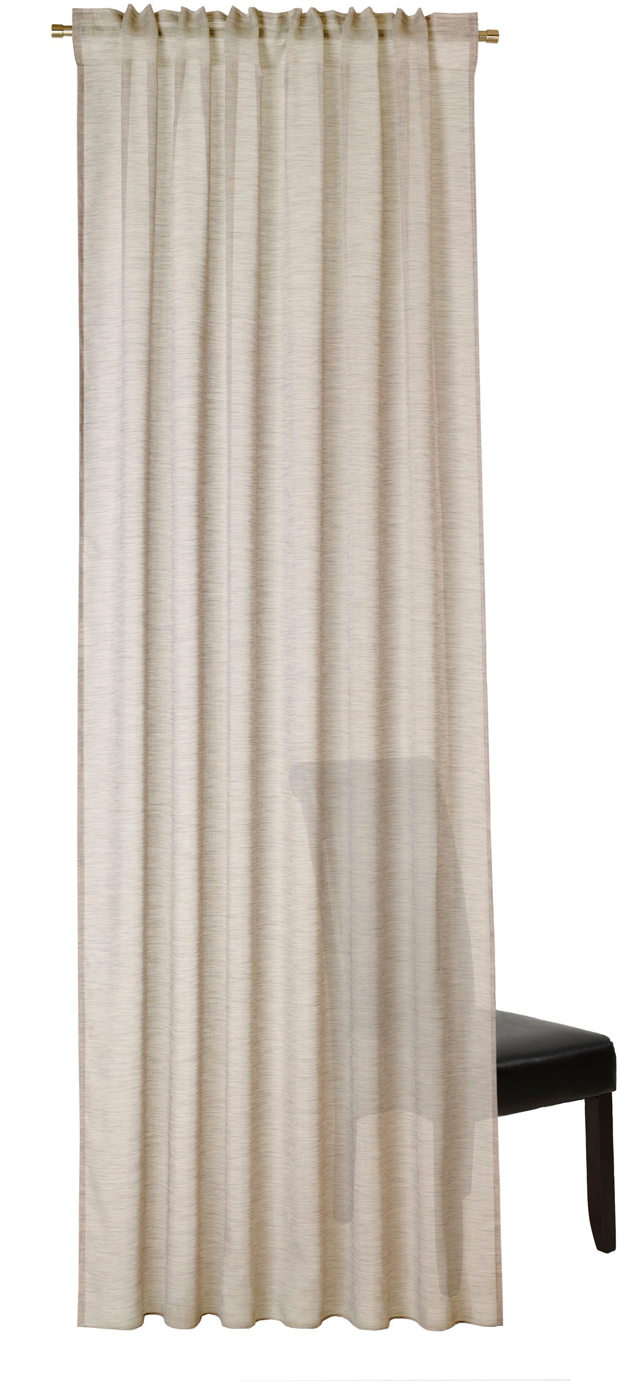 Vorhang »Allure«, (1 St.), Schal mit Multifunktionsband, Breite 140 cm, nach Maß