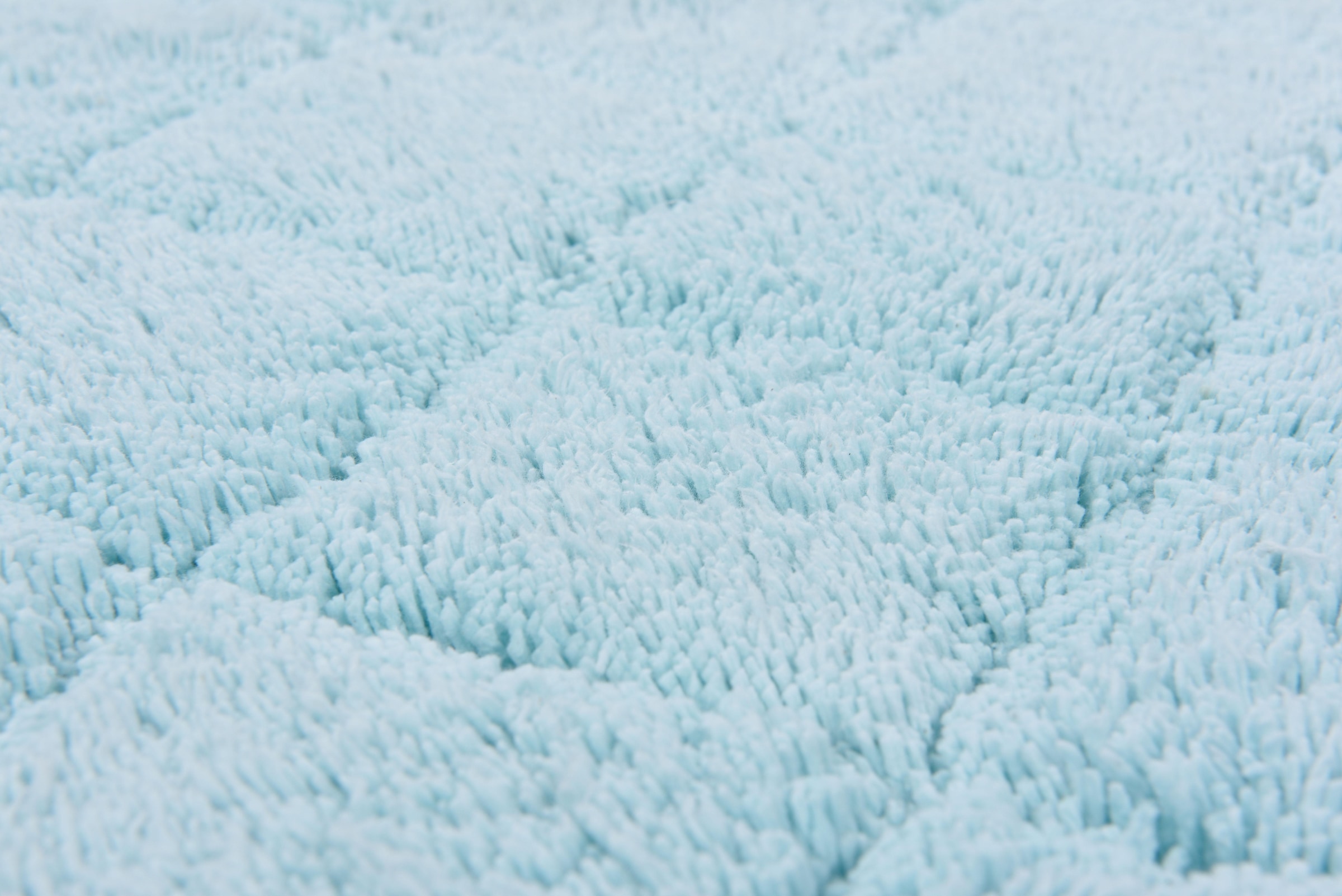 TOM TAILOR HOME Badematte »Cotton Diamond« Höhe 20 mm rutschhemmend beschichtet fußbodenheizungsgeeignet | strapazierfähig Uni Farben, Pastell Farben, Rauten, reine Baumwolle, weich & kuschelig