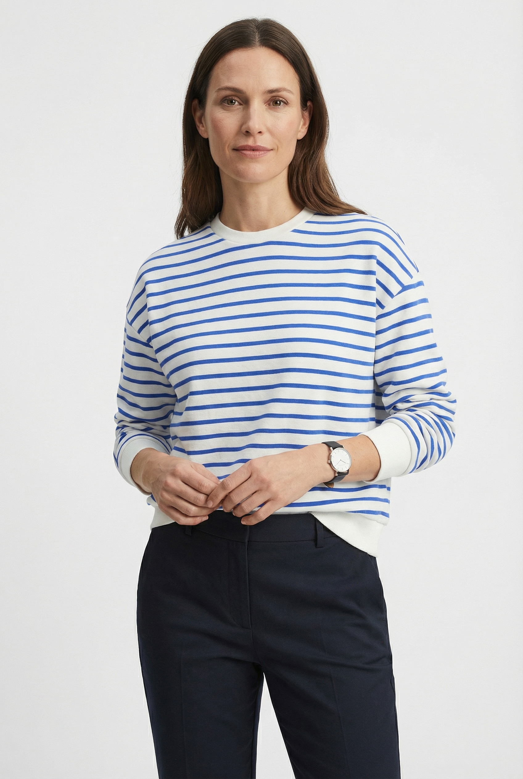 Marc O'Polo DENIM Sweatshirt , oversize fit, aus reinem Organic Cotton, mit Frottee-Innenseite
