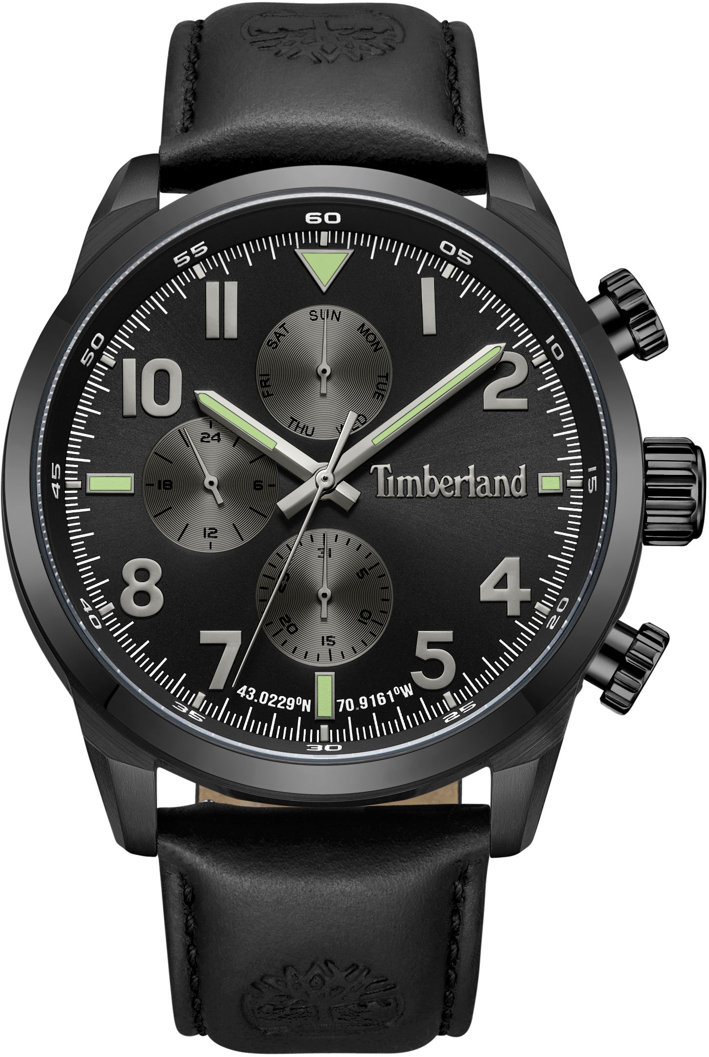 Timberland Multifunktionsuhr »HENNIKER II«, Armbanduhr, Quarzuhr, Herrenuhr, Datum