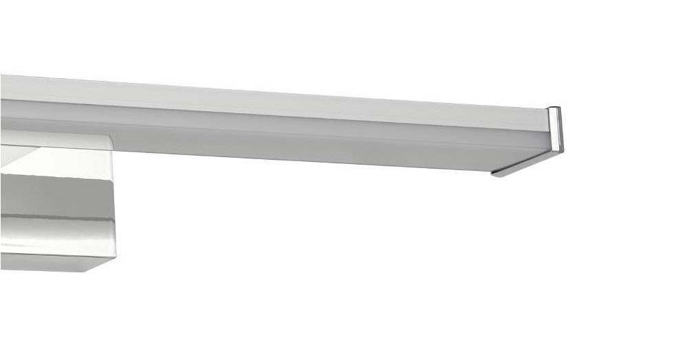 EGLO Spiegelleuchte »PANDELLA 1 Wandlampe, Badezimmerlampe, chrom, silber, weiß, IP44«, 1 flammig, Leuchtmittel LED-Board | LED fest integriert, LED, Bad, Badezimmer, klassisch, modern, minimalistisch, 40x12x4cm