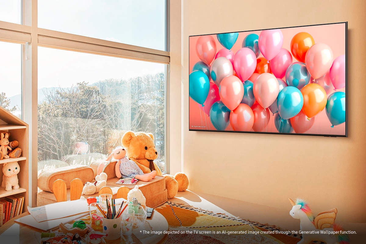 Samsung QLED-Fernseher »GQ55Q7F2AU«, 4K Ultra HD, Smart-TV, Quantum HDR, Knox Security, Art Store, 3D Sound, Gaming Hub, AI TV