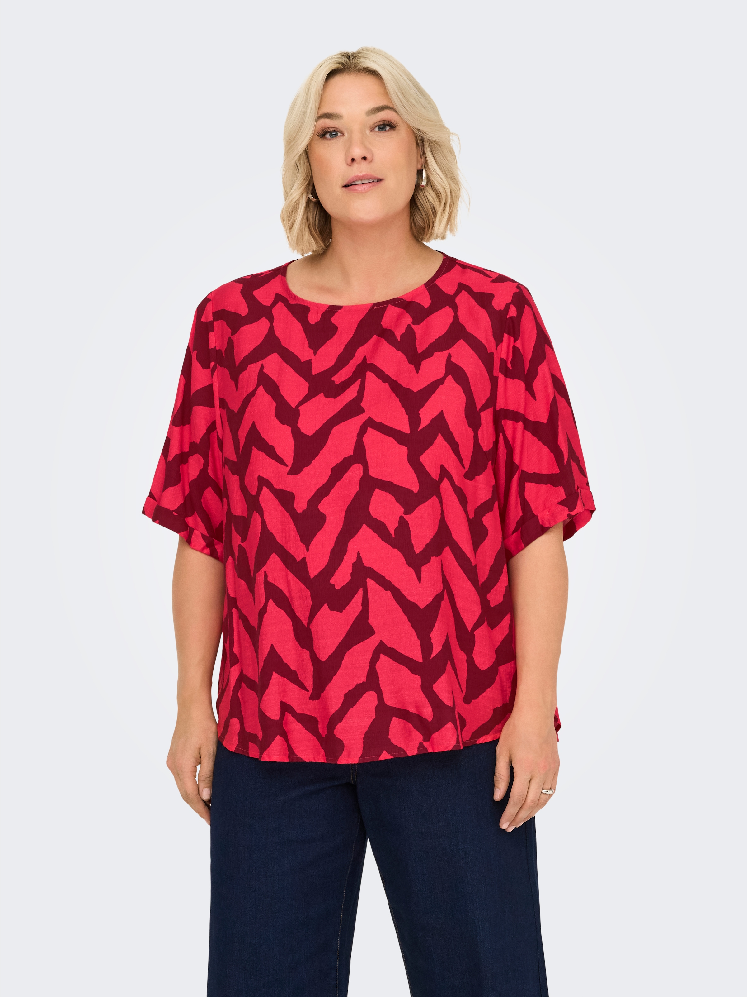 ONLY CARMAKOMA Shirtbluse »CARBERIET SS TOP AOP«