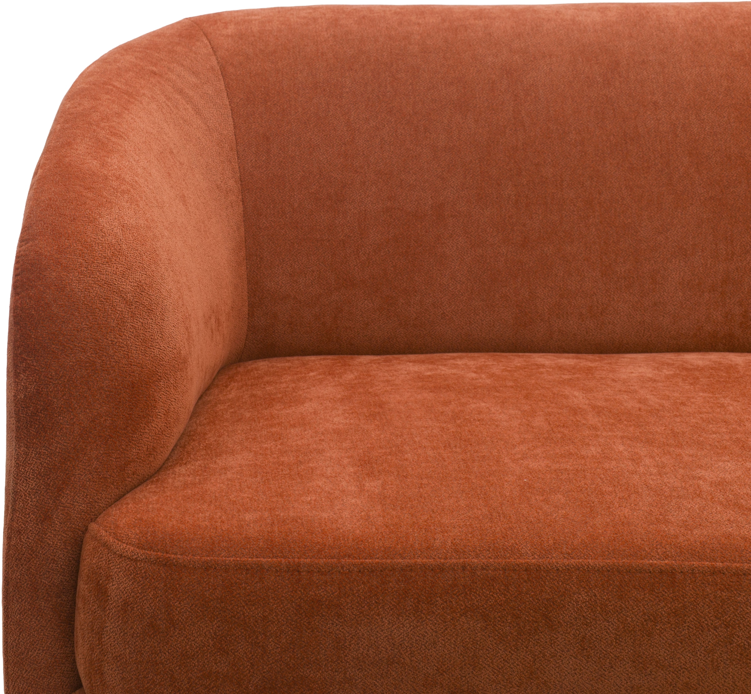 DOMO collection Ecksofa »Orbis, modernes, klares Design mit schmalen, abgerundeten Armlehnen« whlw. mit Bettfunktion u./o. Bettkasten, aus Luxus- Microfaser