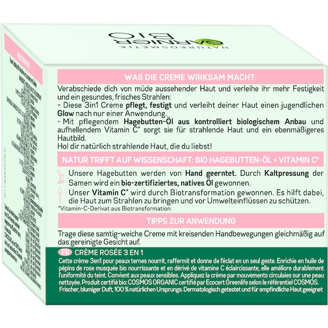 GARNIER Feuchtigkeitscreme »Rosy Glow 3in1 Rosé« kaufen im OTTO Online Shop