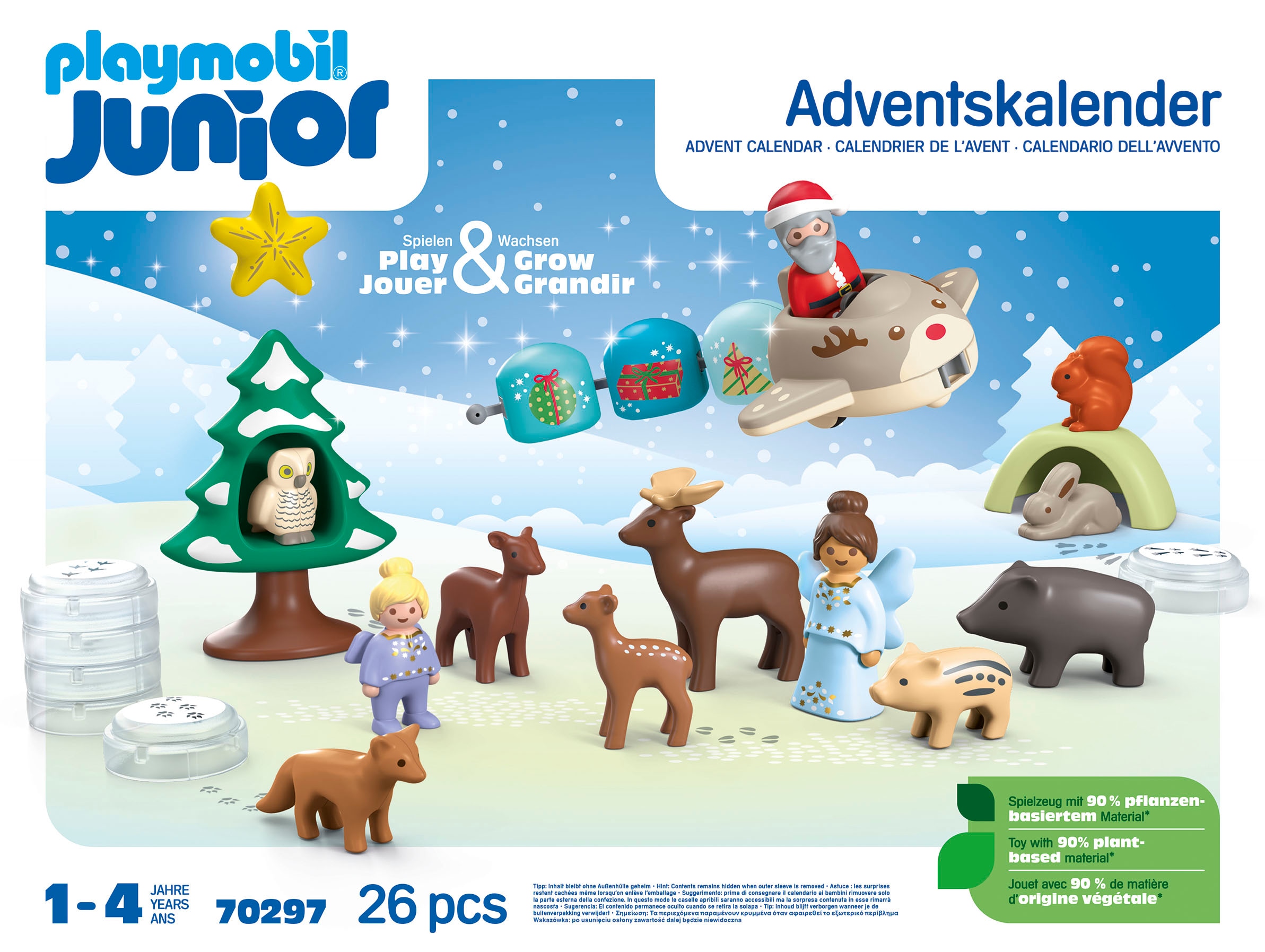 Spielzeug-Adventskalender »Spielbausteine, Schneeweihnacht (70297), Junior«, ab 12...