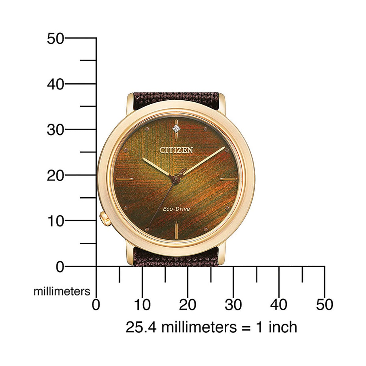 Citizen Solaruhr »EM1003-48X«, (Set, 2 tlg., mit Wechselband), Armbanduhr, Damenuhr, Saphirglas