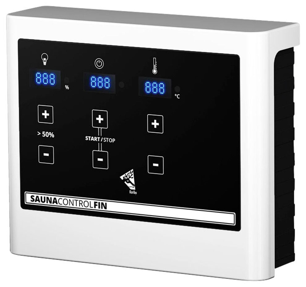 Karibu Saunahaus »Talo 1« Set,  Ofen 9 KW externe Strg easy