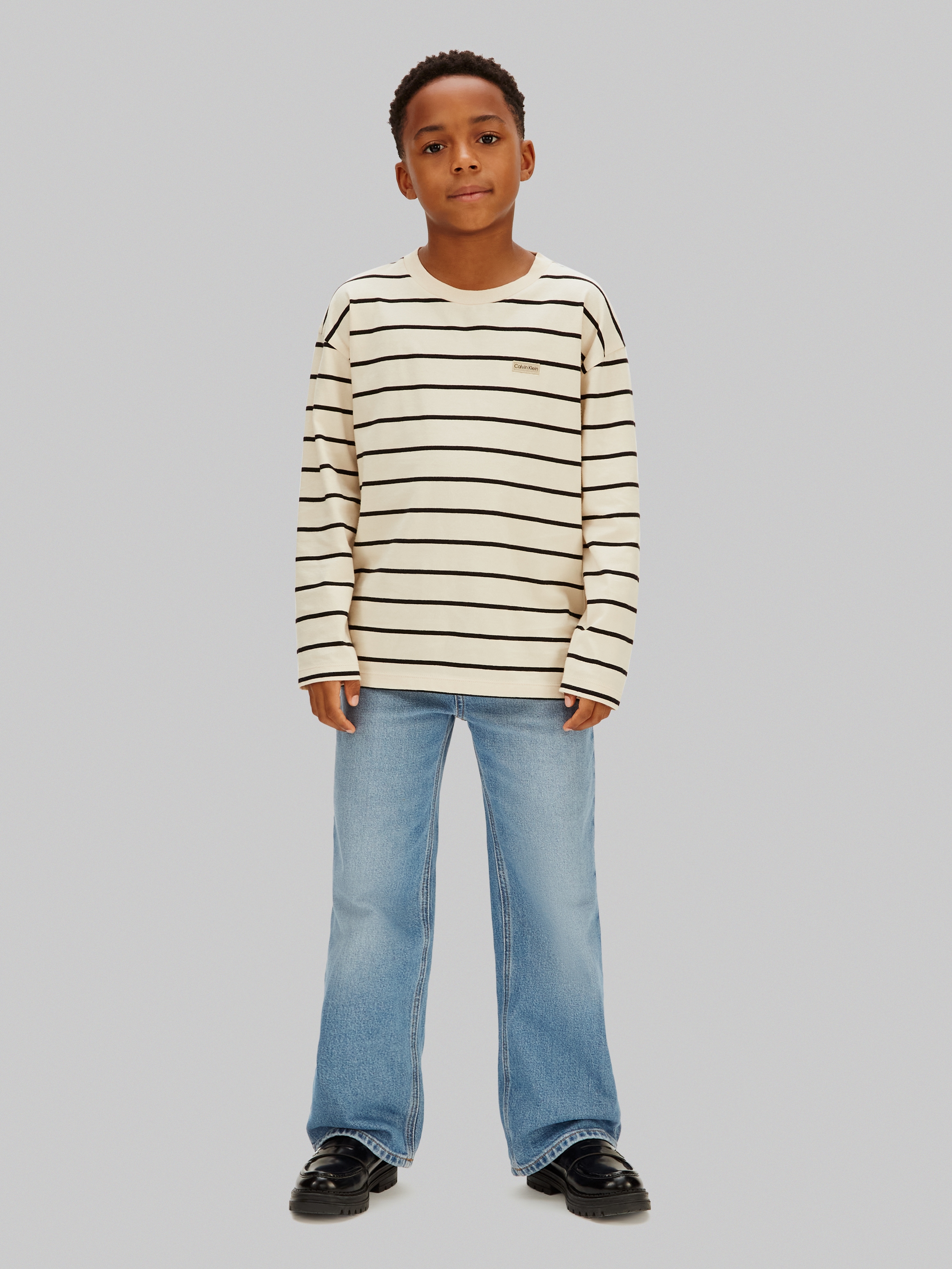 Calvin Klein Jeans Langarmshirt Regular fit, für Kinder bis 16 Jahre