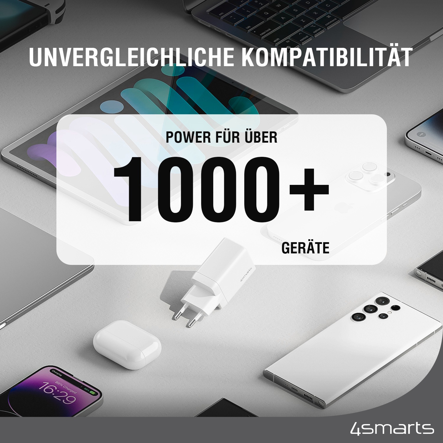 4smarts USB-Ladegerät »Ladegerät PDPlug Duos 25W 1xUSB-C, 1xUSB-A«