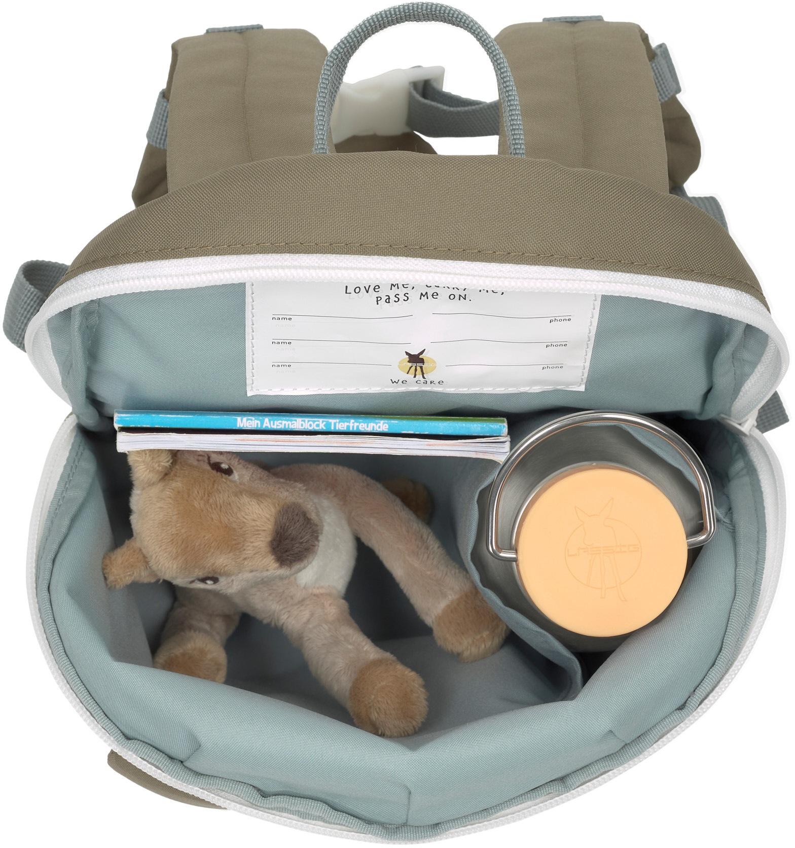 LÄSSIG Kinderrucksack »About Friends, Tiny Backpacks, Cat«, PETA-approved vegan
