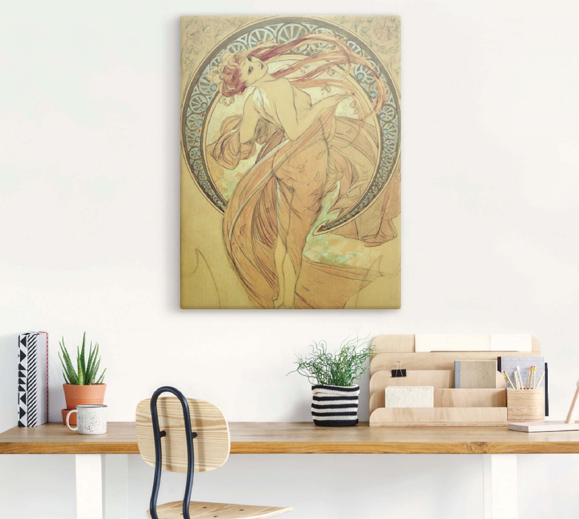 Artland Leinwandbild »Der Tanz, 1898«, Frau, (1 St.), auf Keilrahmen gespannt