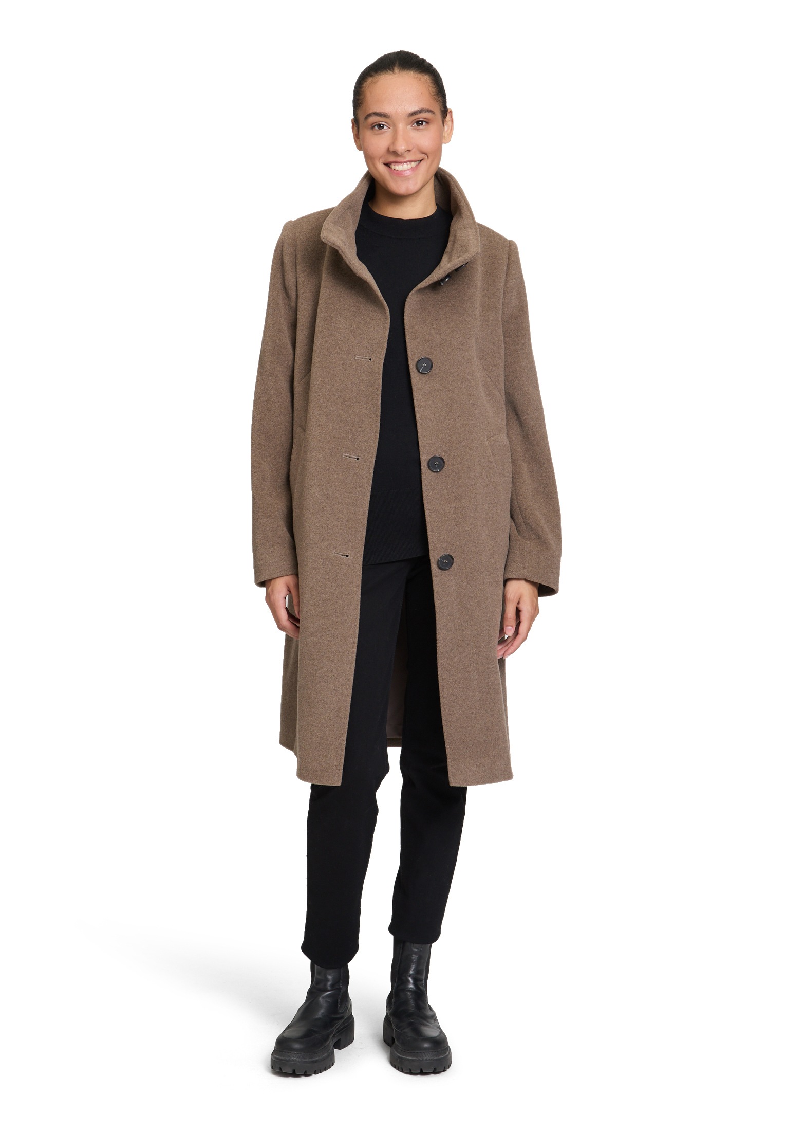 Betty Barclay Wolljacke »Wollmantel mit Kragen«