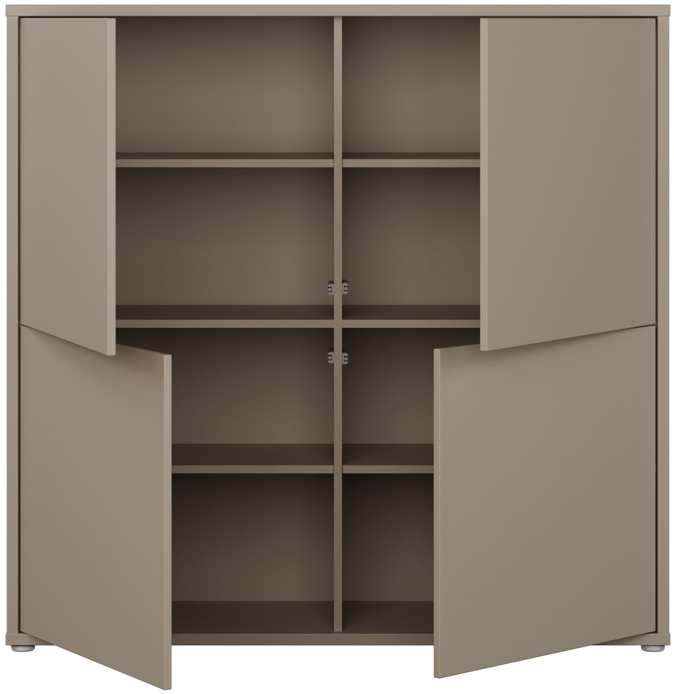 FORTE Highboard »Alice Springs« Grifflos,Push to open, Stauraum