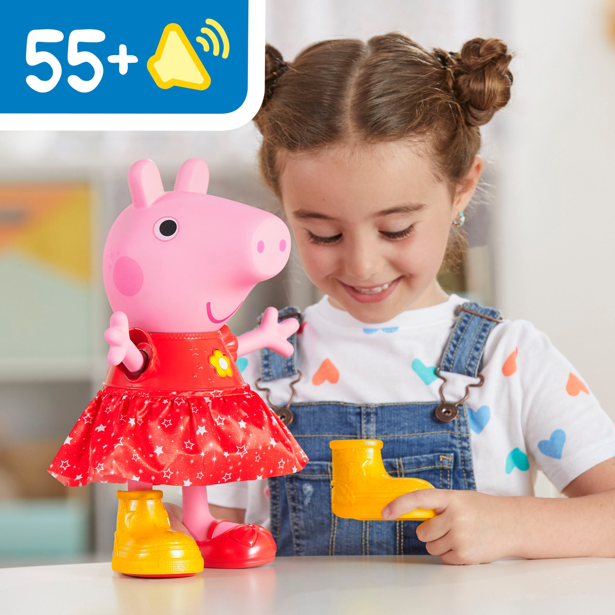 Hasbro Stehpuppe »Peppa Pig, Peppas Matschepfützen-Party«, mit Funktionen