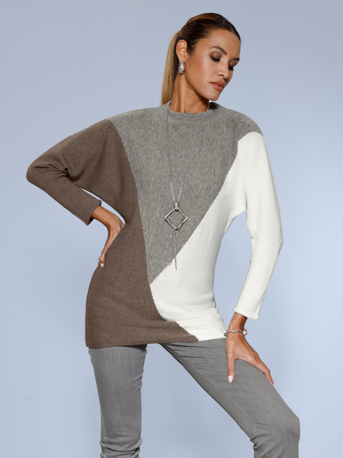 creation L Fledermauspullover »Stehkragen-Pullover«