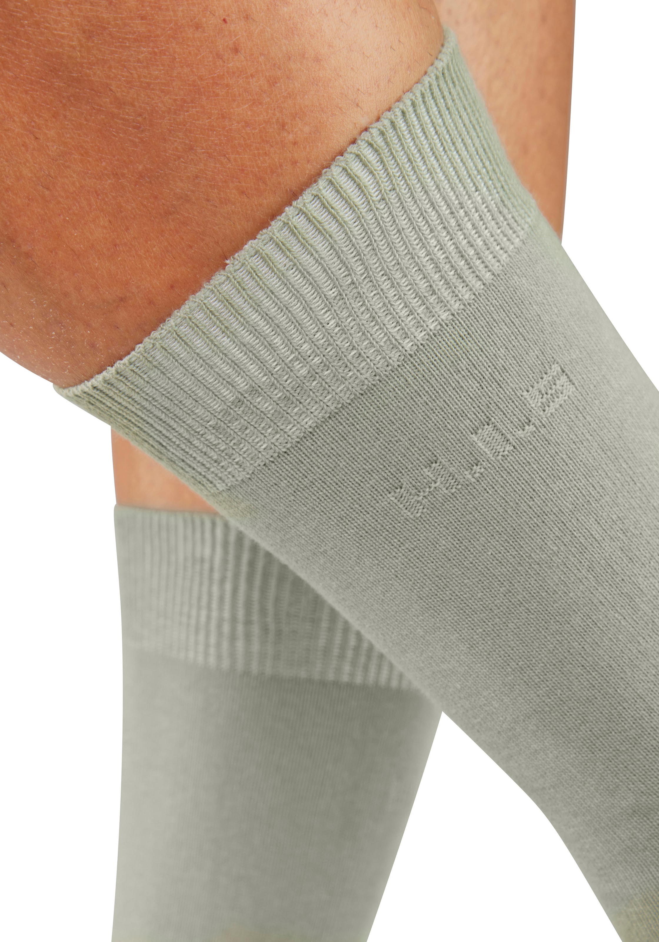 H.I.S Businesssocken »Herrensocken, Männdersocken, uni Anzugsocken,« Packung, 5 Paar tlg. mit klassischem Rippbündchen, ohne drückende Naht