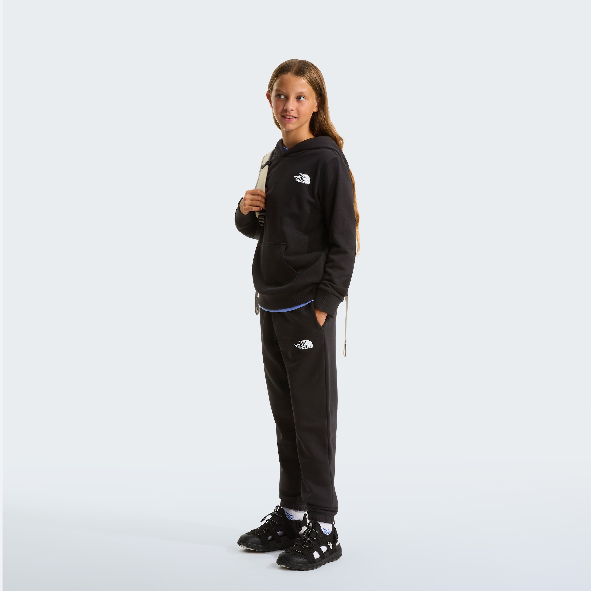 The North Face Kapuzensweatshirt »TEEN SIMPLE DOME LIGHT REG HOODIE«, für Jugendliche, sportlicher Stil, aus Baumwolle und Polyester
