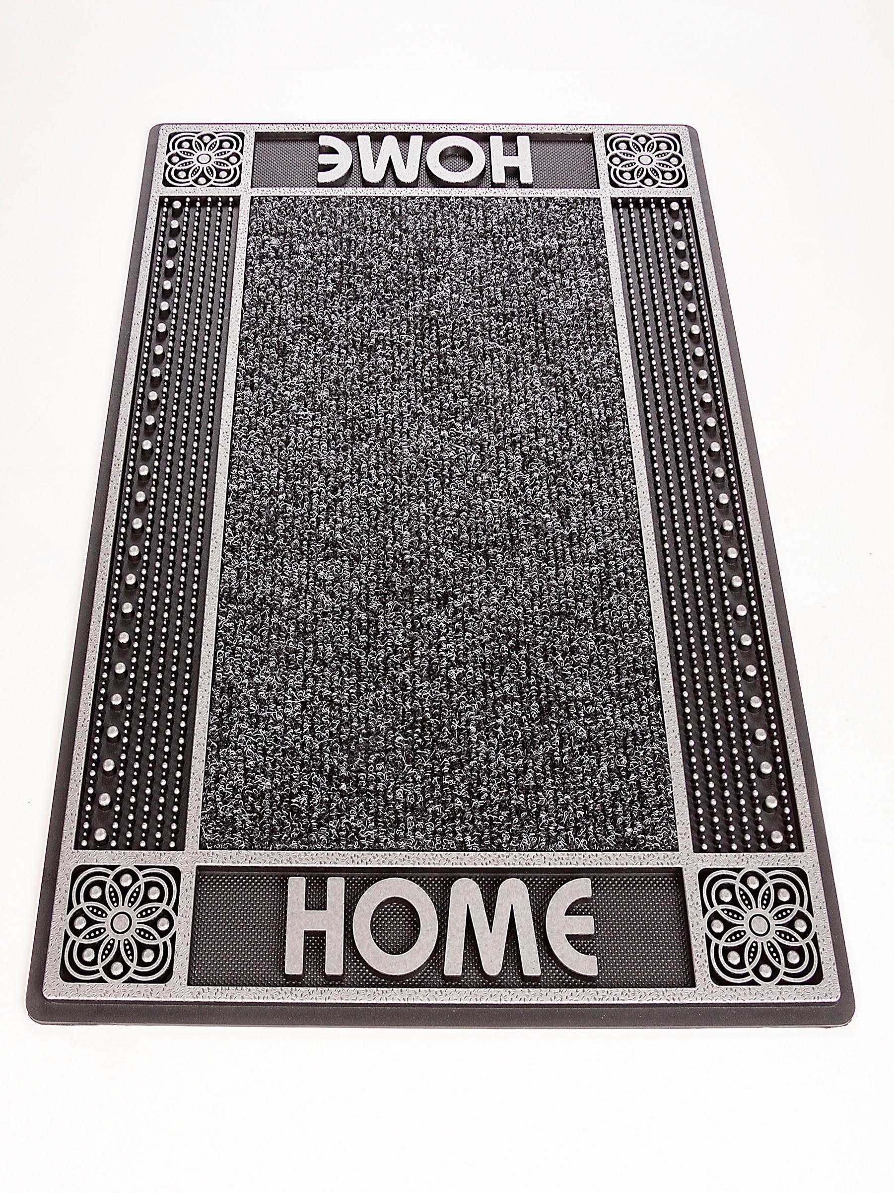 Home2Fashion Fußmatte »DC Clean Home«, rechteckig, Schmutzfangmatte, mit Spruch, robust, In- und Outdoor geeignet